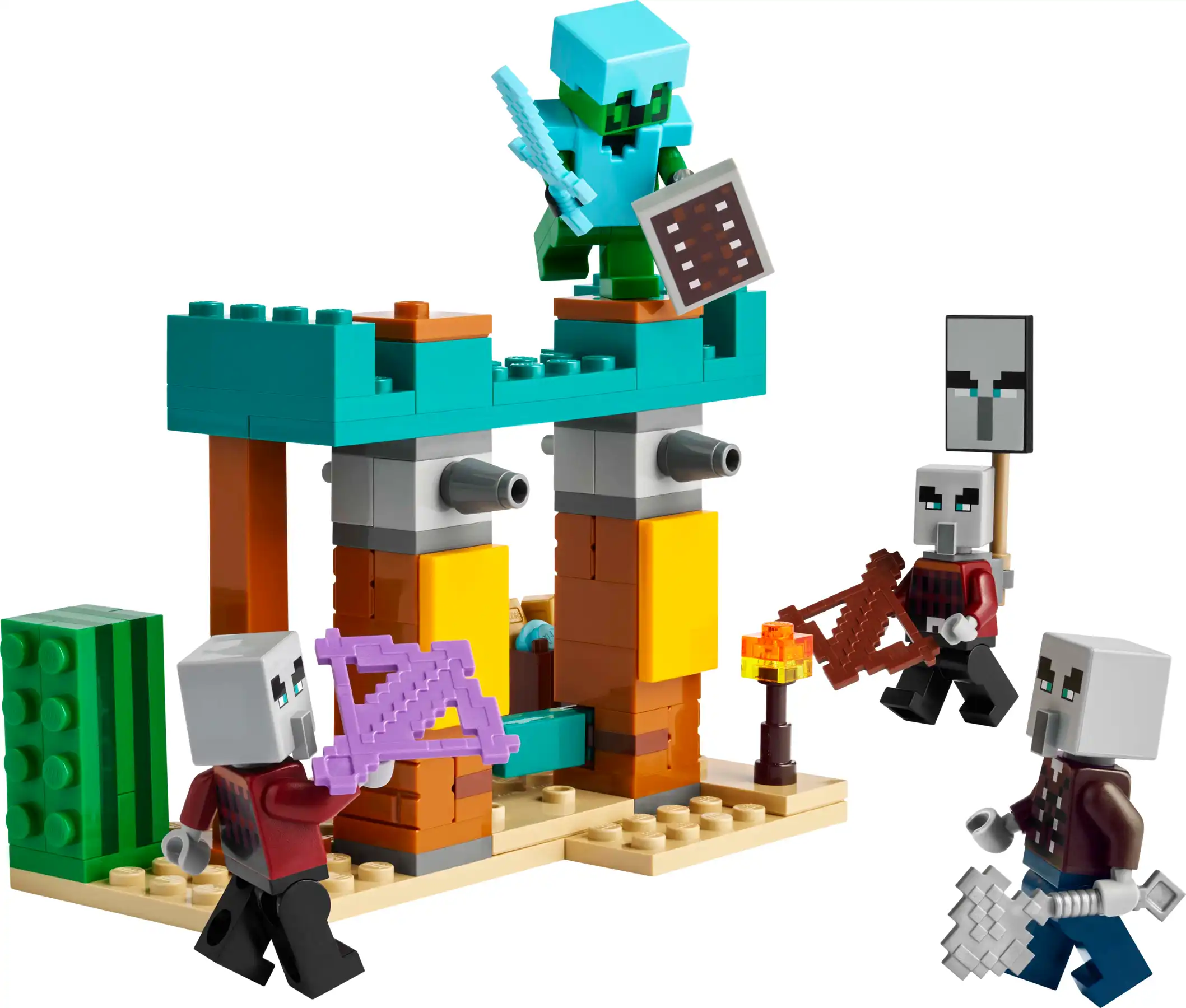 Zdjecie zestawu LEGO 21267 Minecraft Pustynny patrol złosadników 2