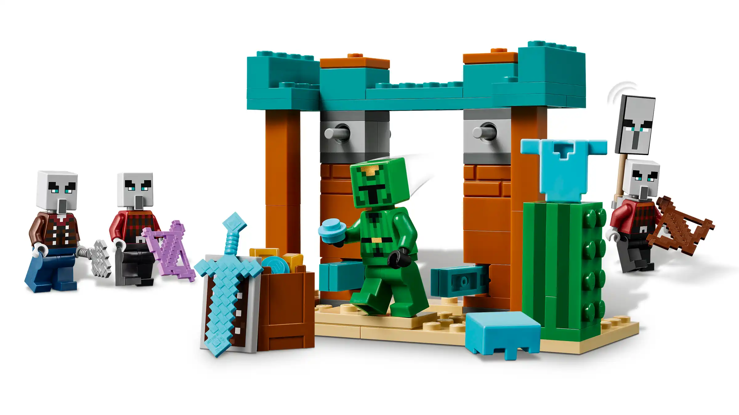 Zdjecie zestawu LEGO 21267 Minecraft Pustynny patrol złosadników 4