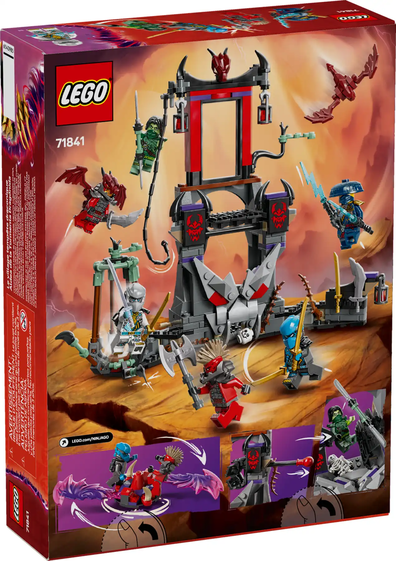 Zdjecie zestawu LEGO 71841 Ninjago Burzowa wioska Dragonów 4