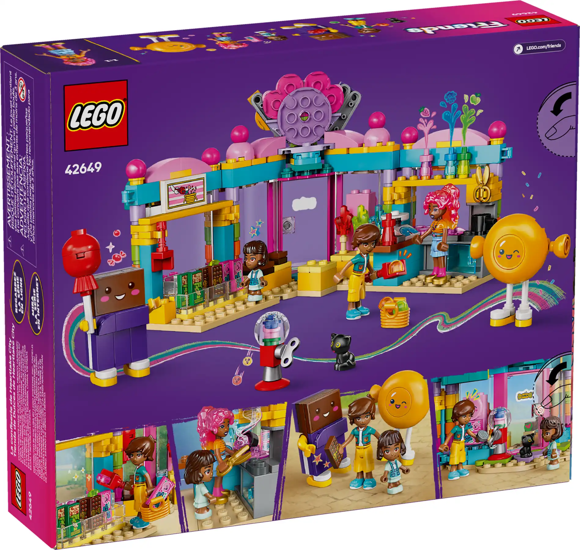 Zdjecie zestawu LEGO 42649 Friends Sklep z cukierkami w Heartlake 2