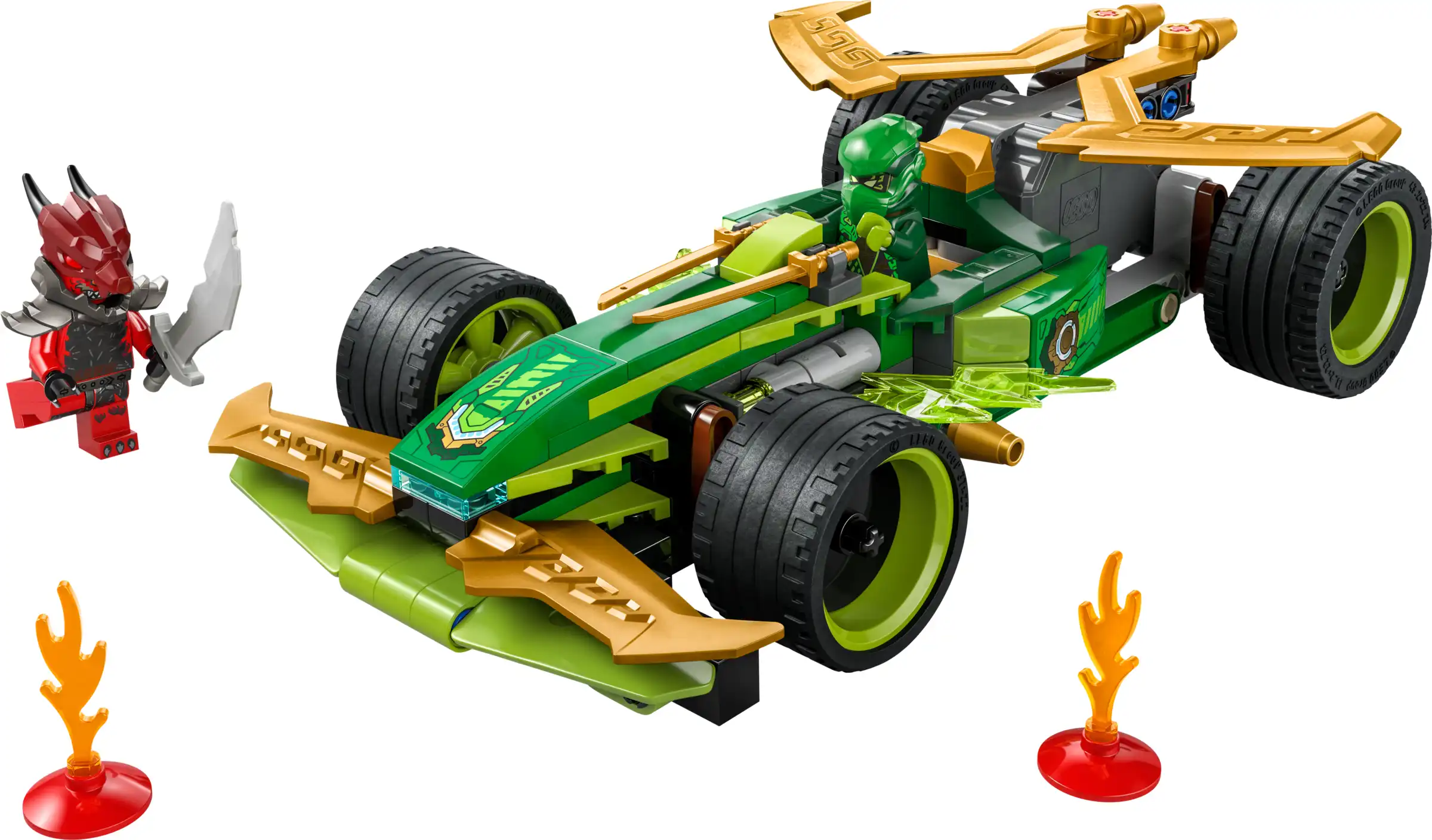 Zdjecie zestawu LEGO 71828 Ninjago Samochód wyścigowy Lloyda z napędem typu pull-back 1