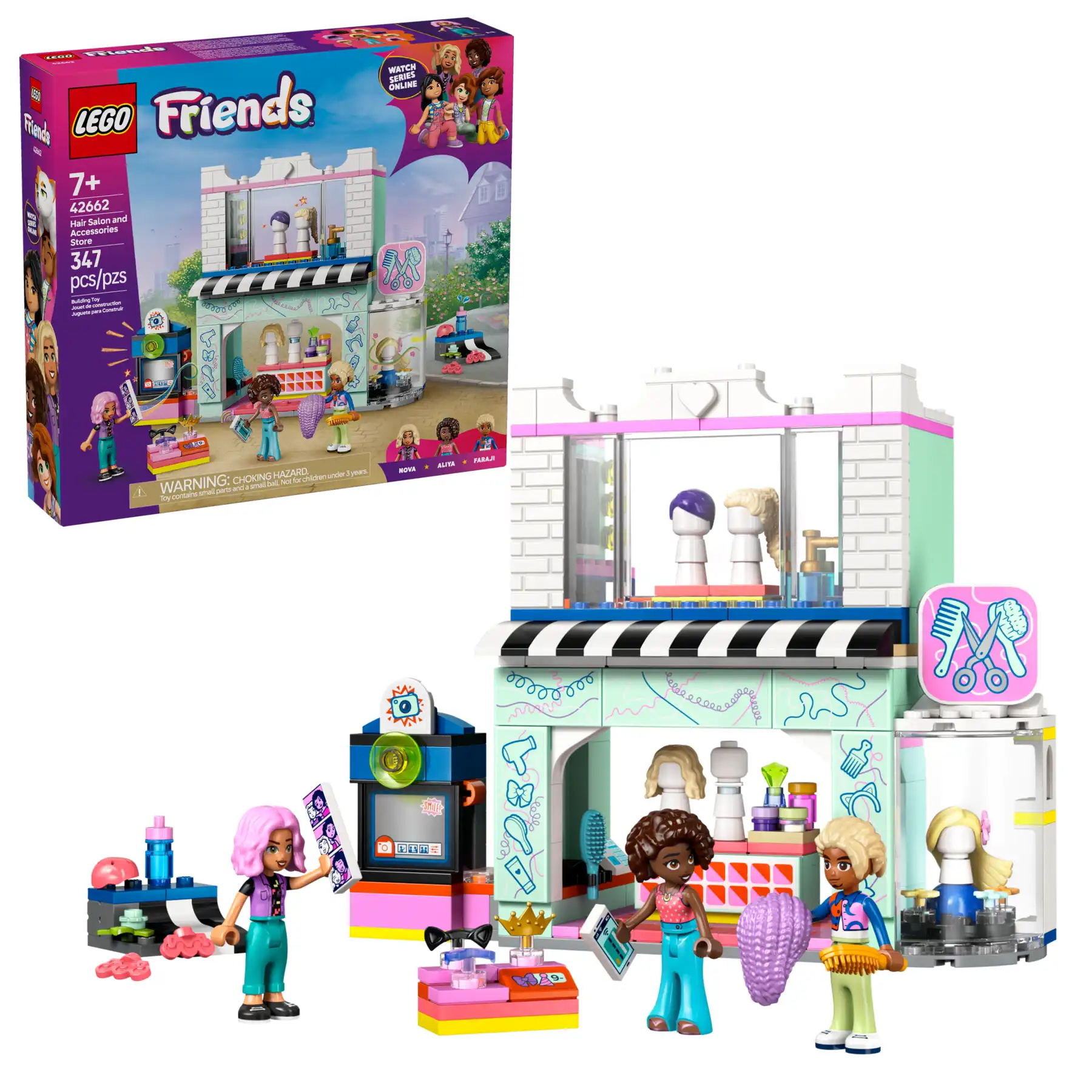 Zdjecie zestawu LEGO 42662 Friends Salon fryzjerski i sklep z ozdobami 1