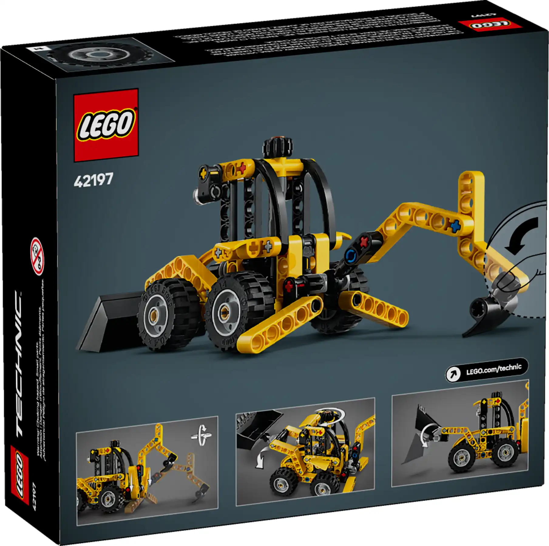 Zdjecie zestawu LEGO 42197 Technic Koparko-ładowarka 3