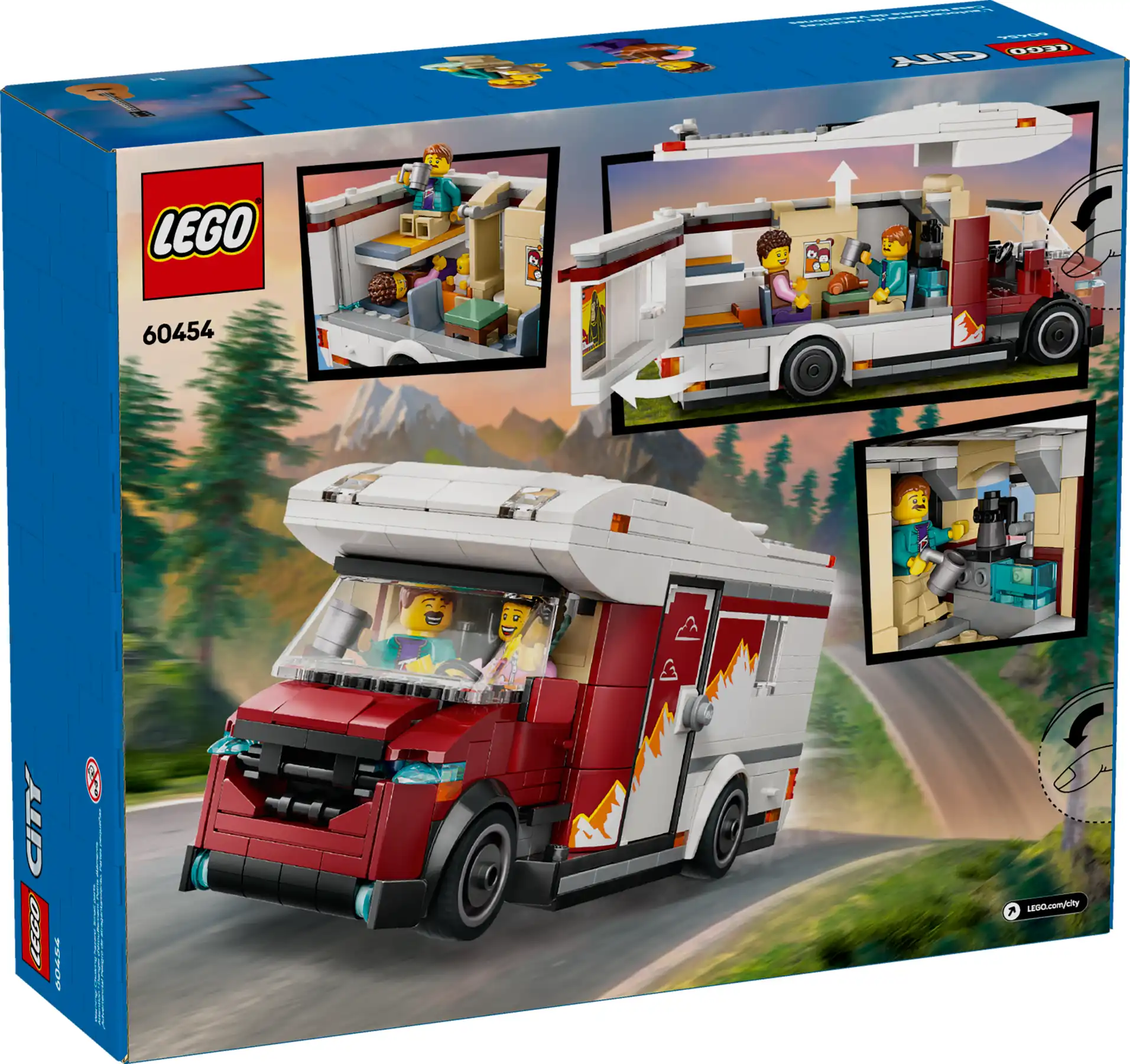Zdjecie zestawu LEGO 60454 City Wakacyjny kamper pełen przygód 3