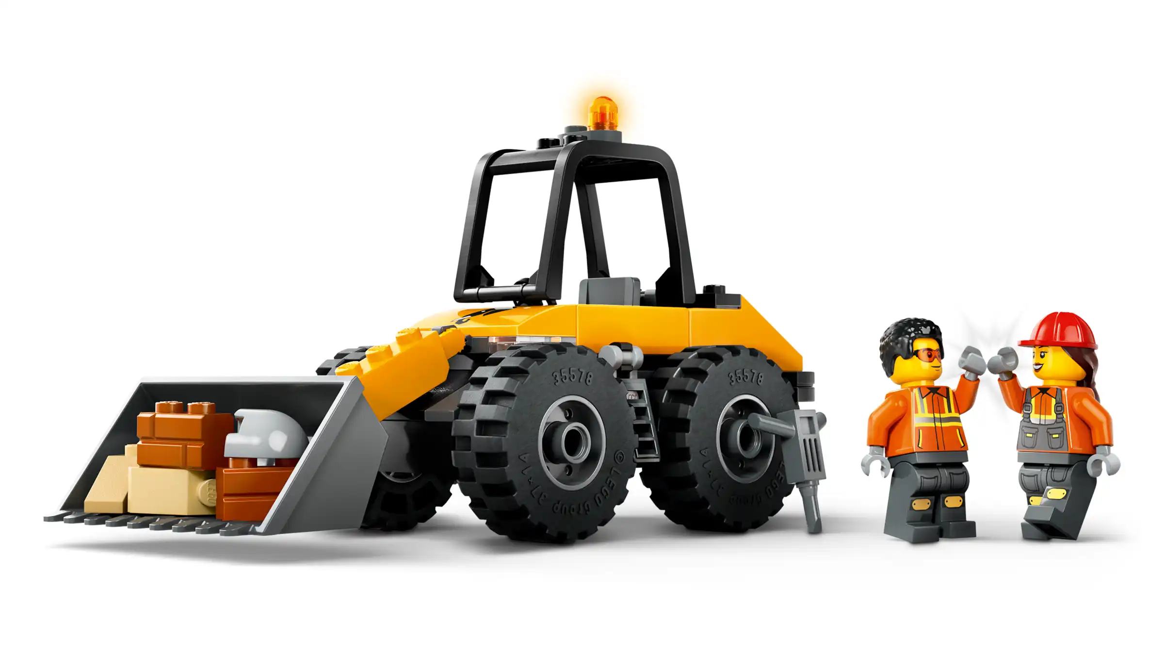 Zdjecie zestawu LEGO 60450 City Żółta ładowarka kołowa 3