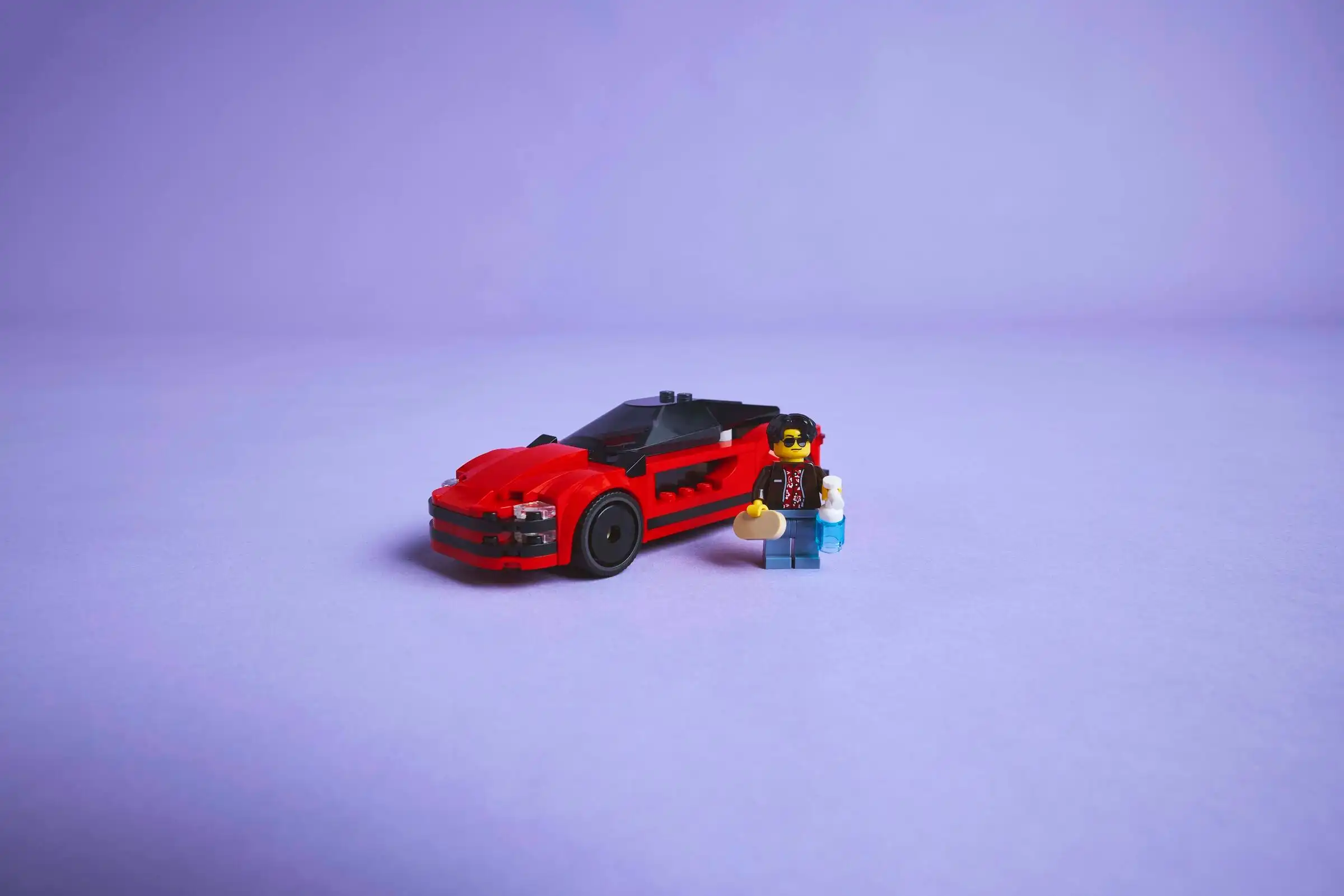 Zdjecie zestawu LEGO 60448 City Czerwony samochód sportowy 2
