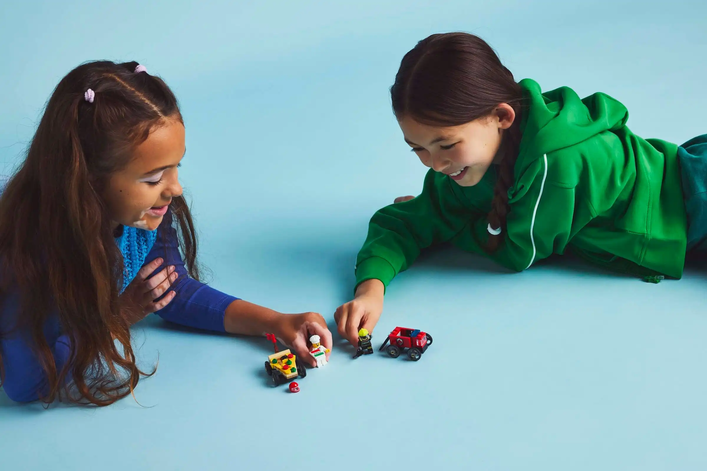 Zdjecie zestawu LEGO 60458 City Zestaw wyścigówek: pizza kontra wóz strażacki 4
