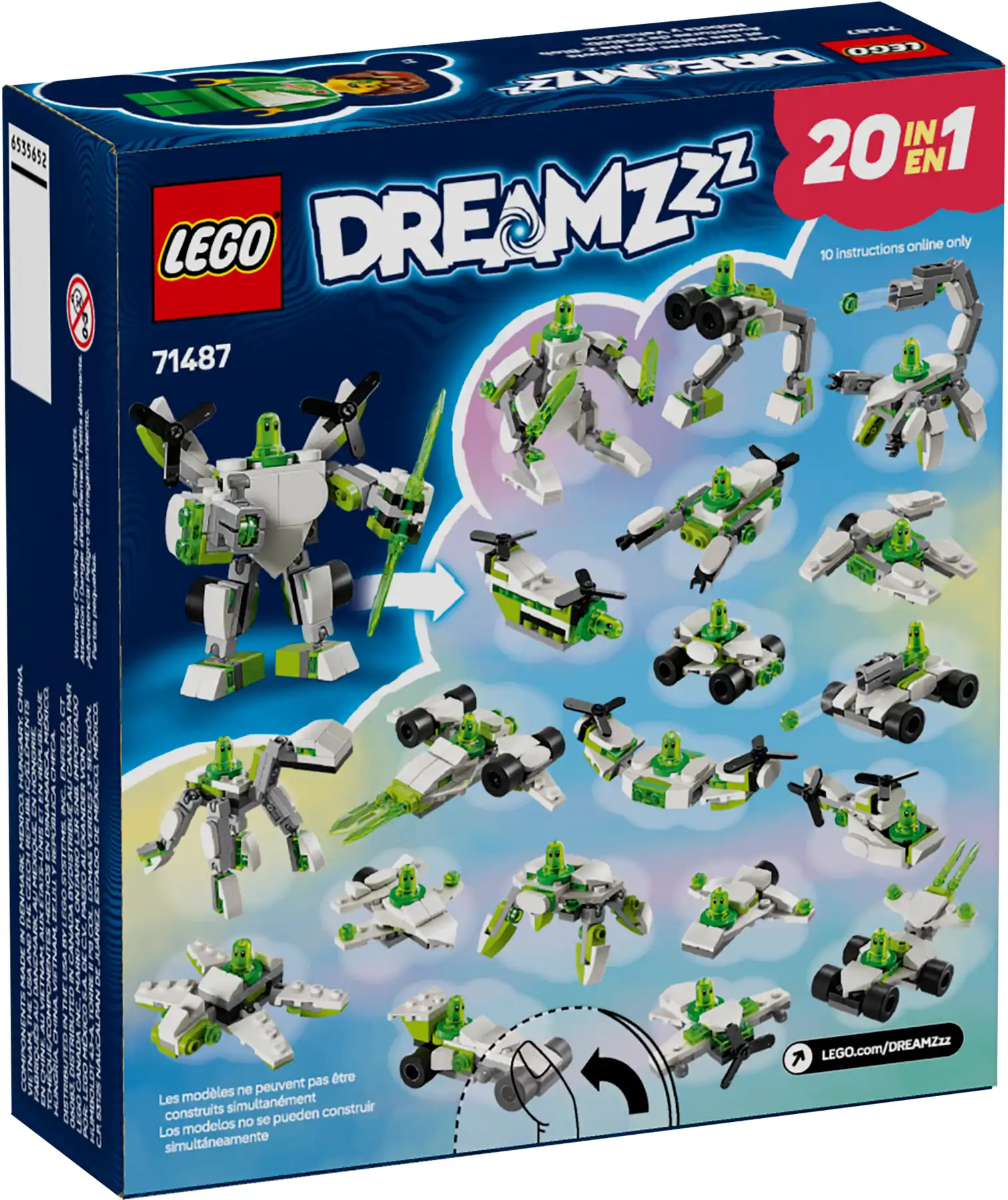 Zdjecie zestawu LEGO 71487 DREAMZzz Przygody Z-Bloba — roboty i pojazdy 1
