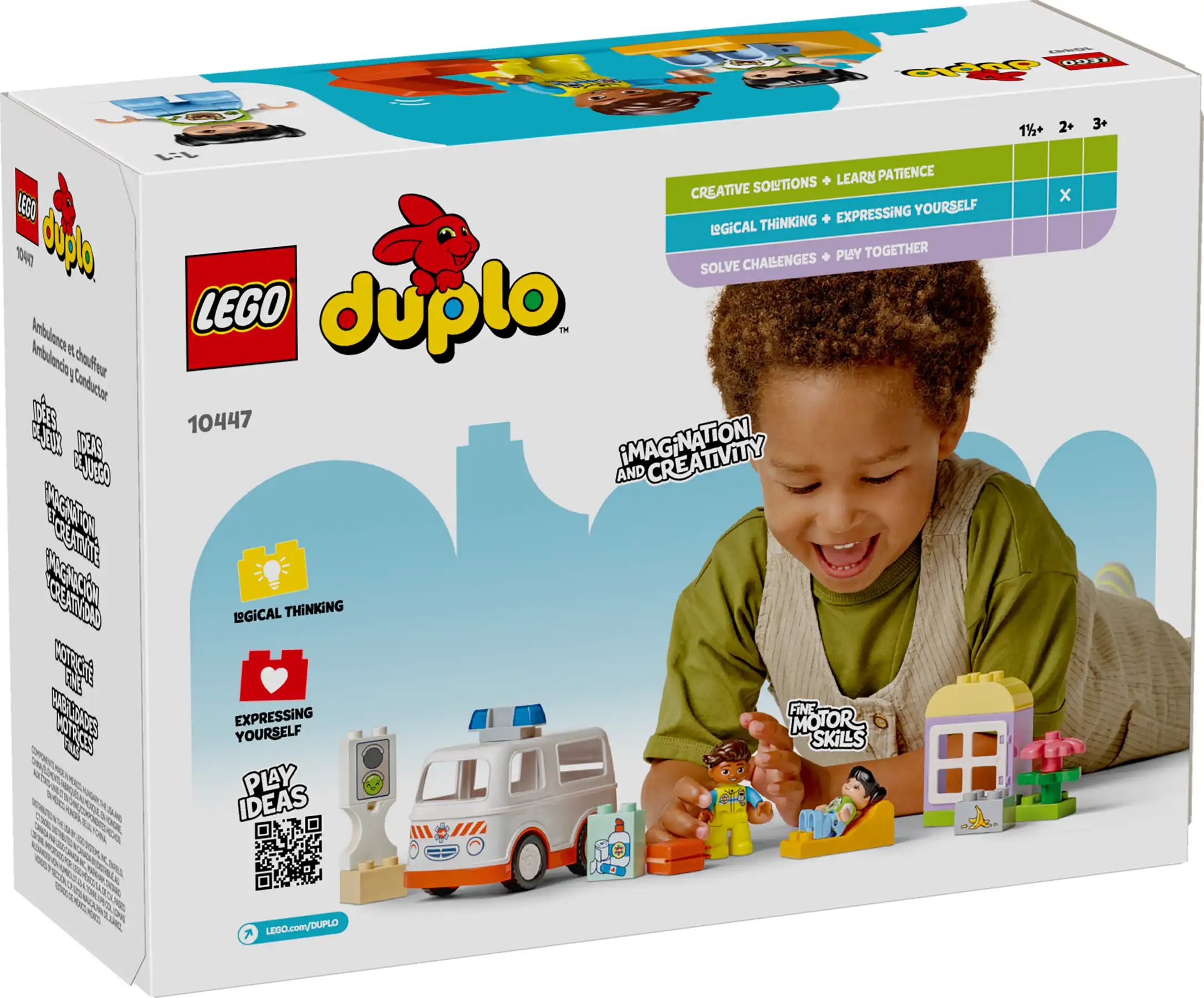 Zdjecie zestawu LEGO 10447 DUPLO Karetka z kierowcą 1