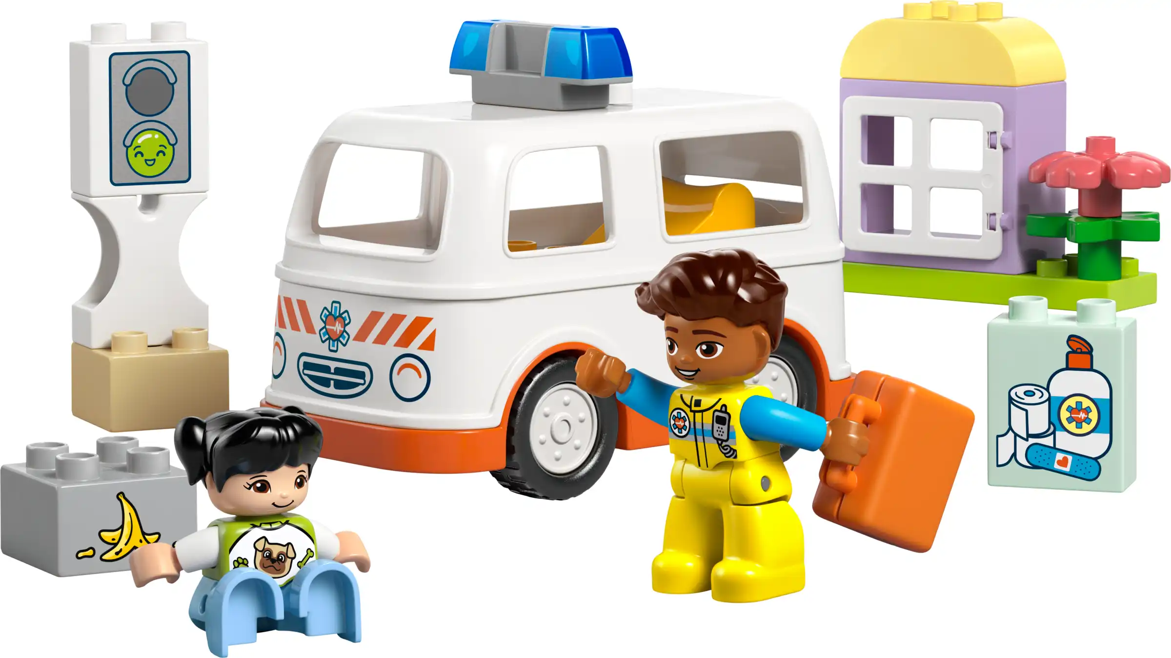 Zdjecie zestawu LEGO 10447 DUPLO Karetka z kierowcą 2