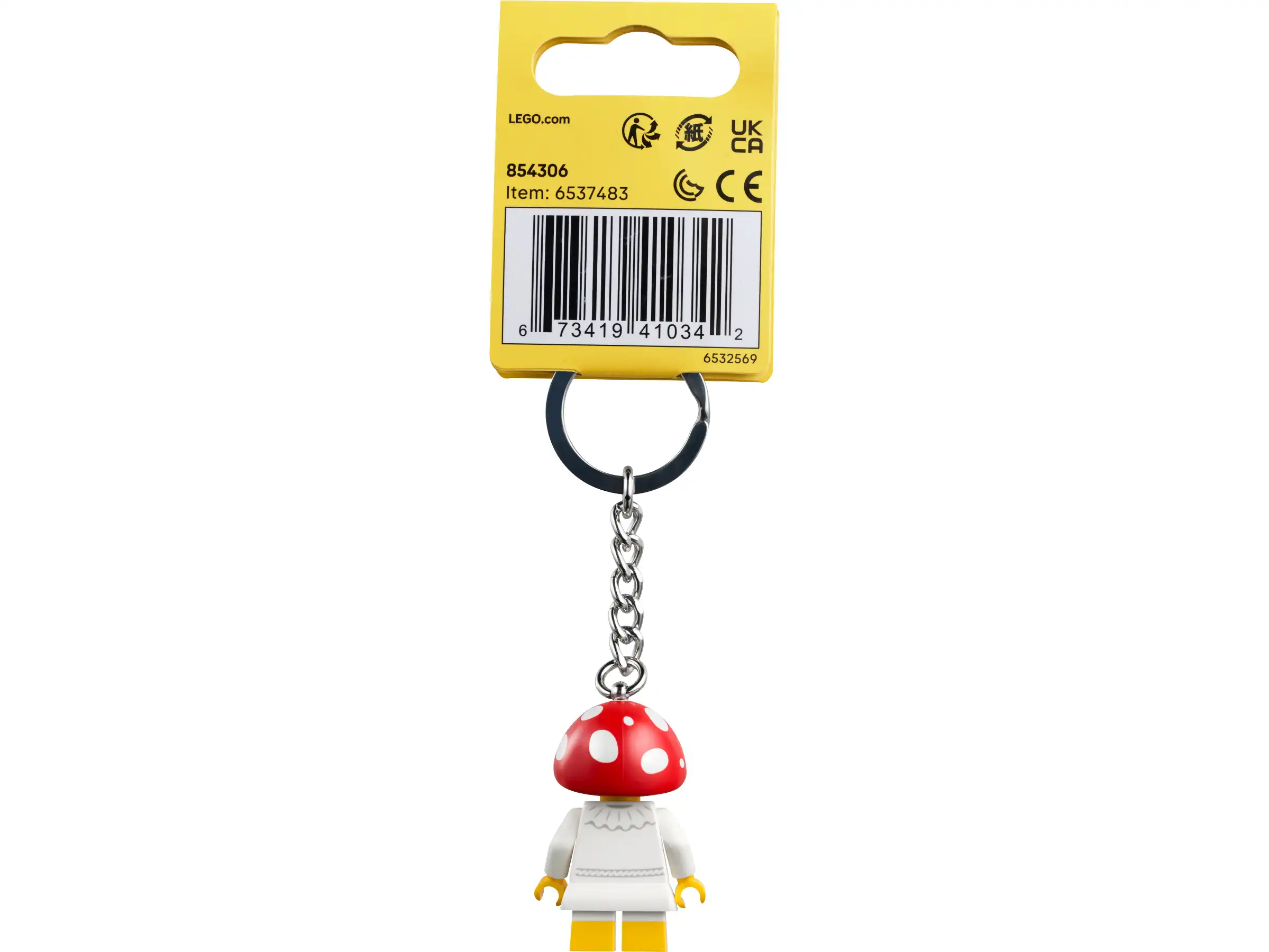 Zdjecie zestawu LEGO 854306 Minifigurki Breloczek z dziewczyną w kostiumie grzyba 2