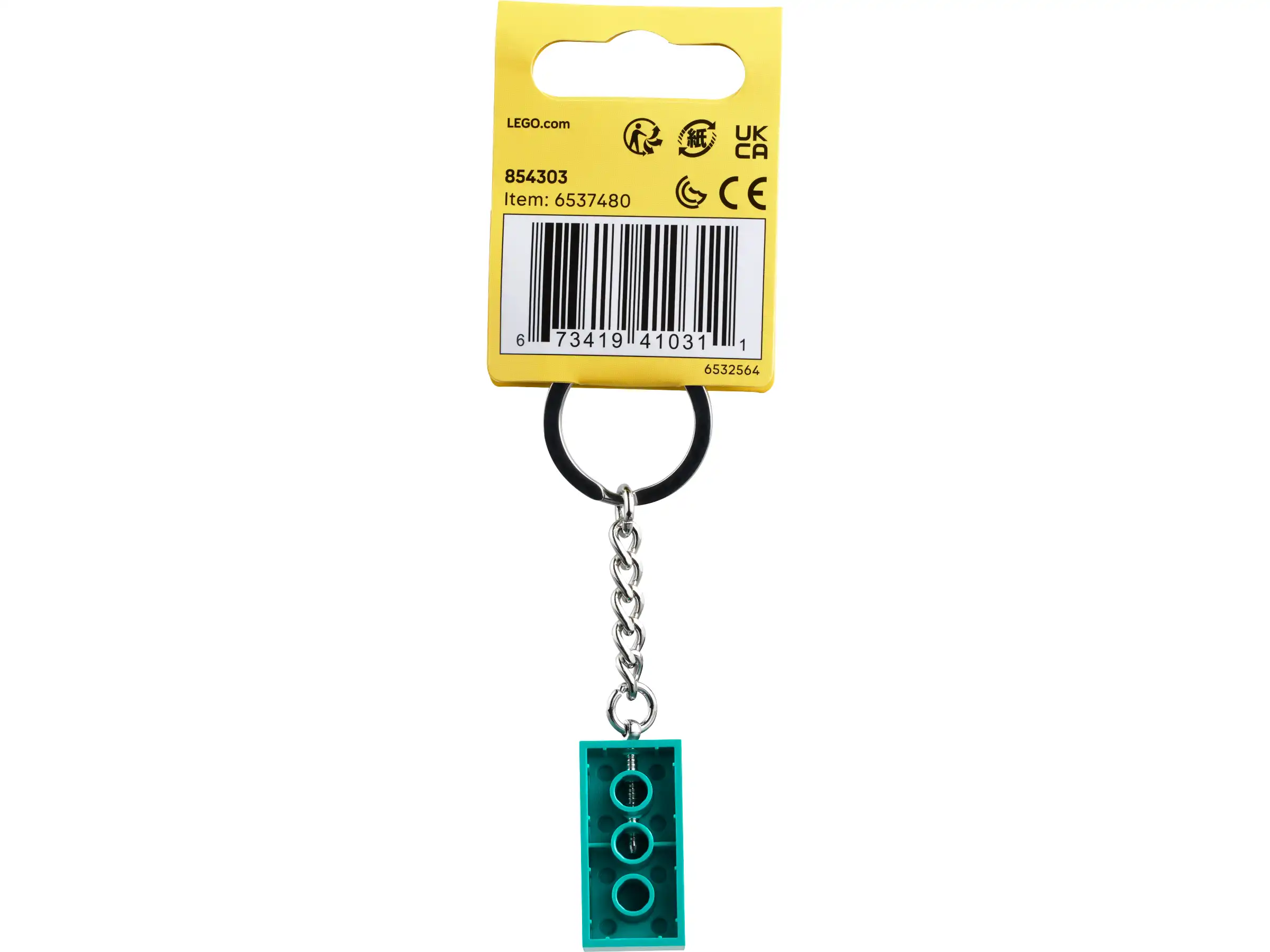 Zdjecie zestawu LEGO 854303  Breloczek z morskim klockiem 2x4 2
