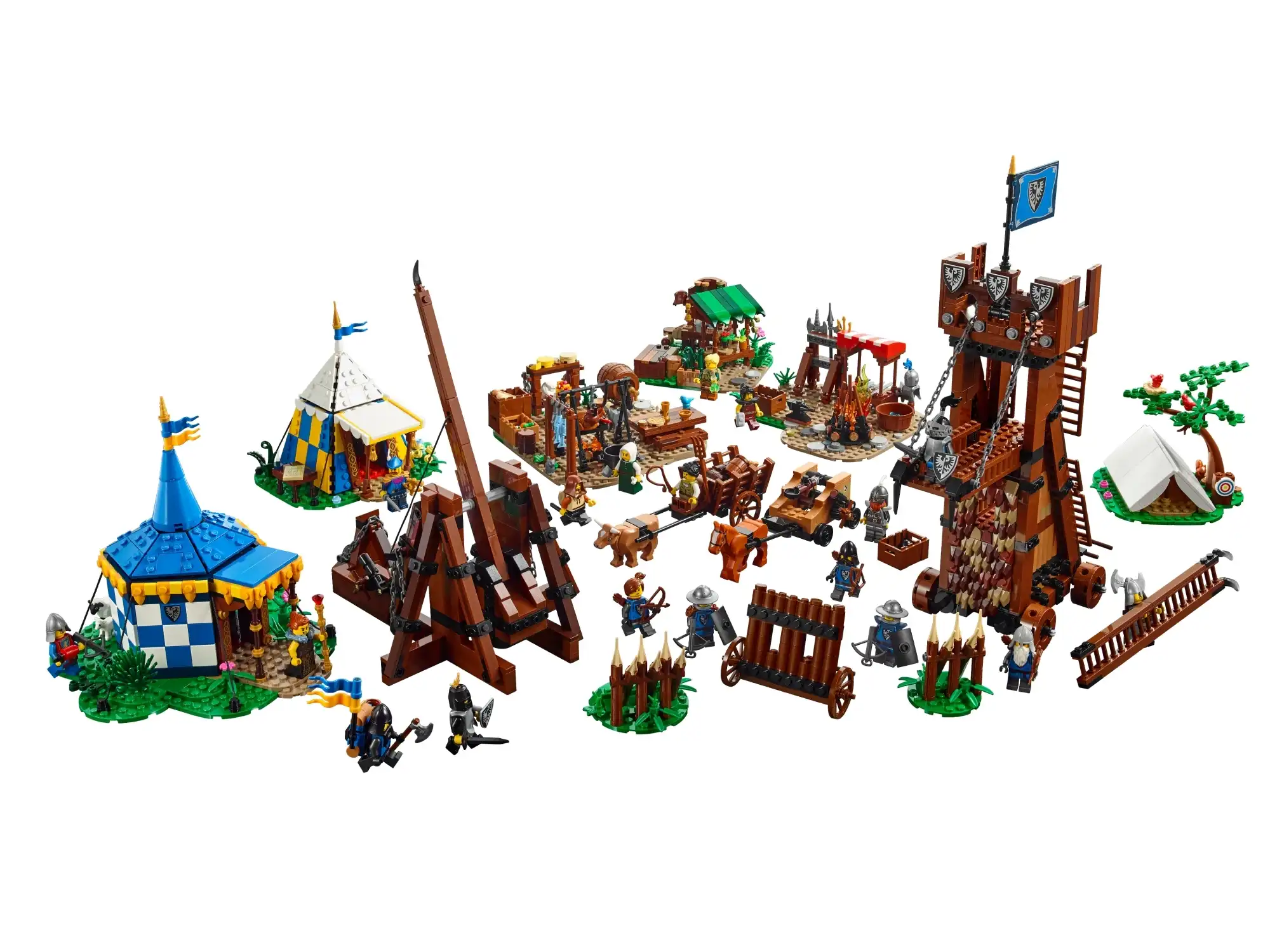 Zdjecie zestawu LEGO 910045 BrickLink Obozowisko bitewne 1