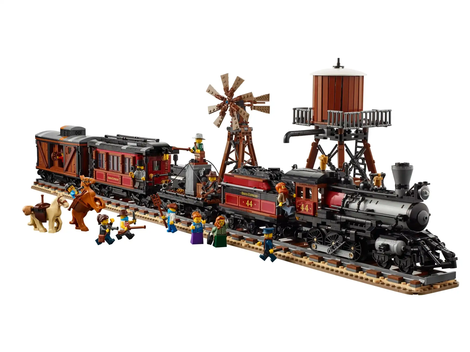 Zdjecie zestawu LEGO 910044 BrickLink Pociąg na Dzikim Zachodzie 1