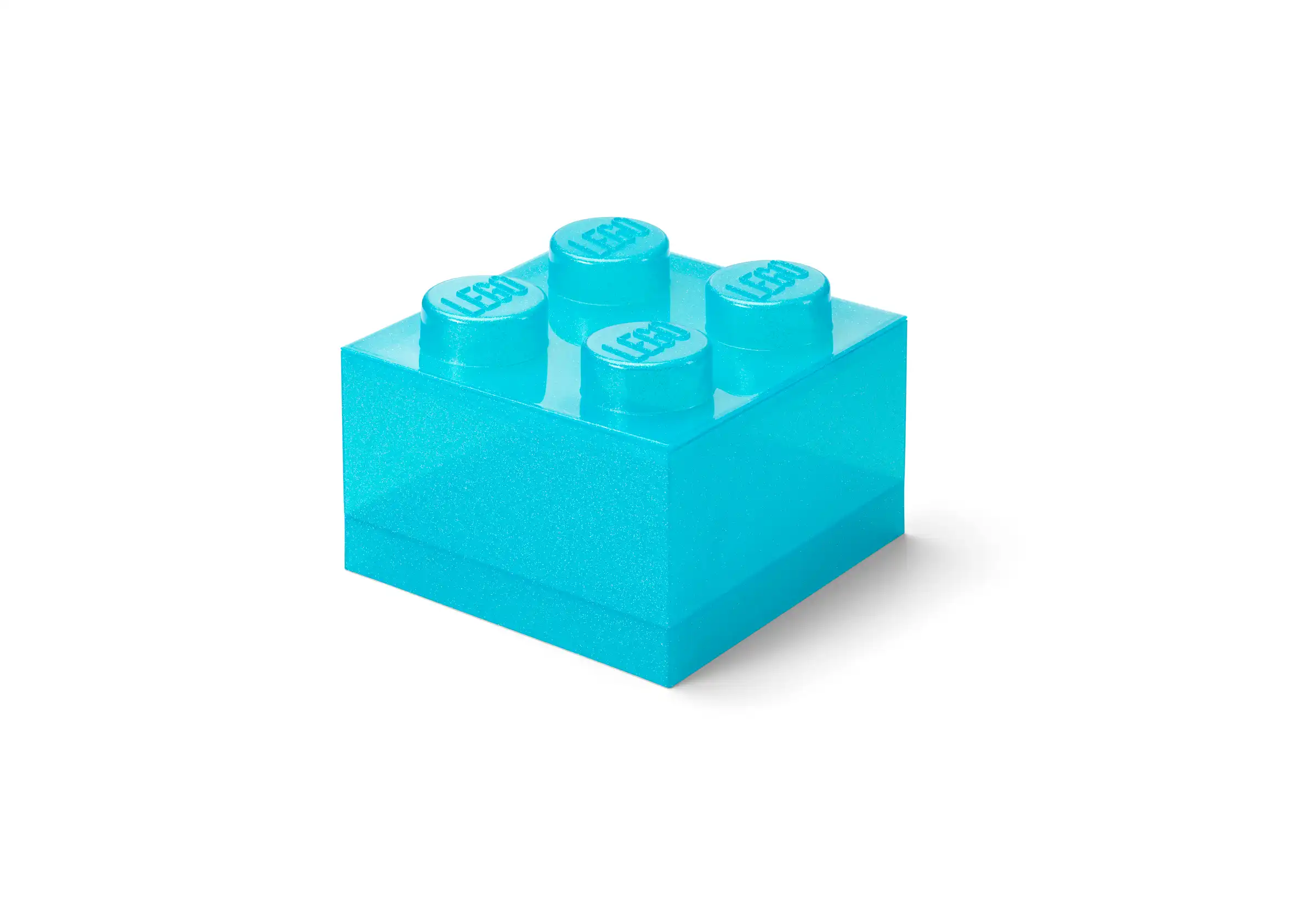 Zdjecie zestawu LEGO 5009341  Przezroczysty pojemnik do przechowywania w kształcie białego klocka 2