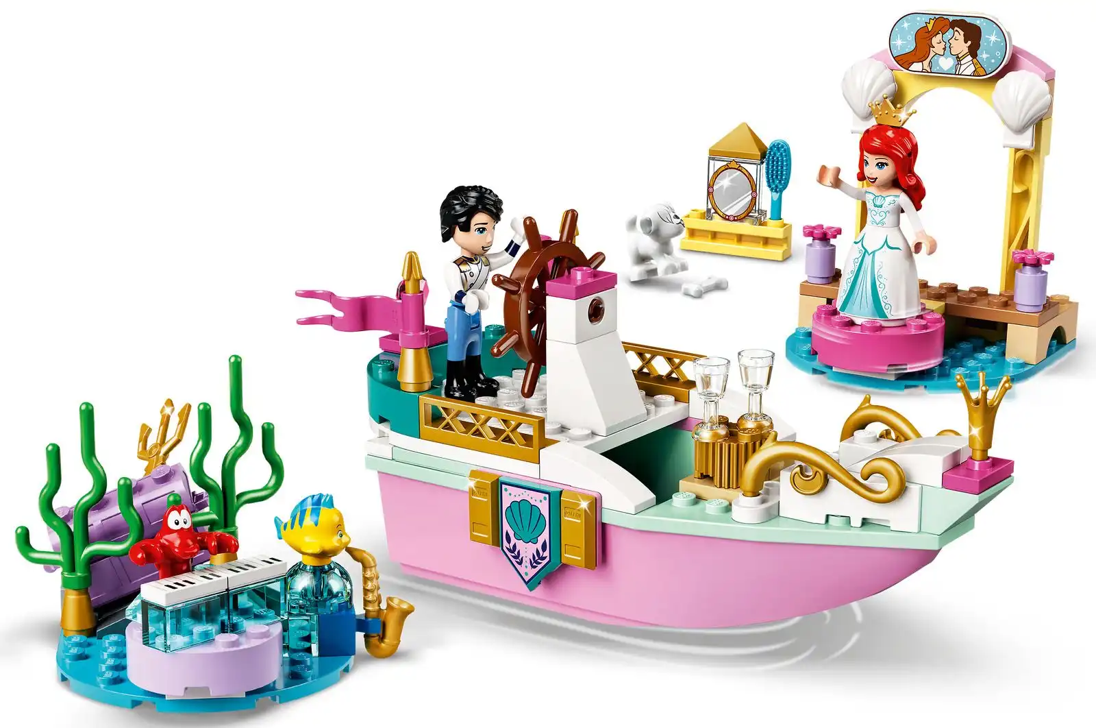 Zdjecie zestawu LEGO 43191 Disney Świąteczna łódź Arielki 4