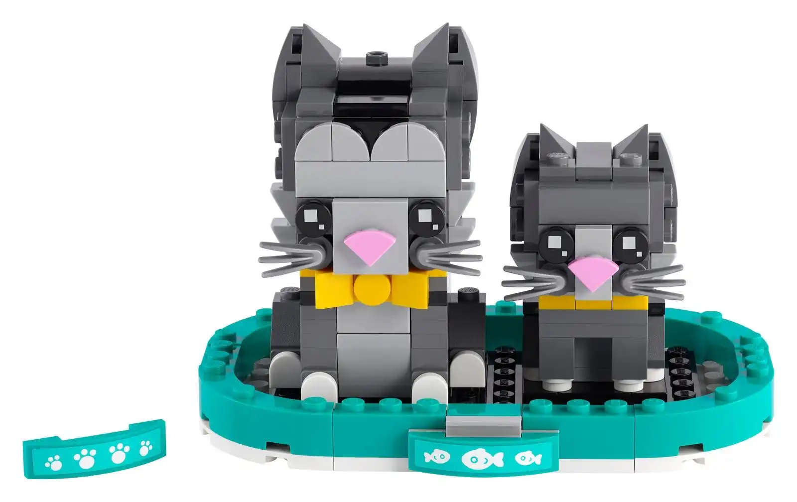 Zdjecie zestawu LEGO 40441 BrickHeadz Koty krótkowłose 1