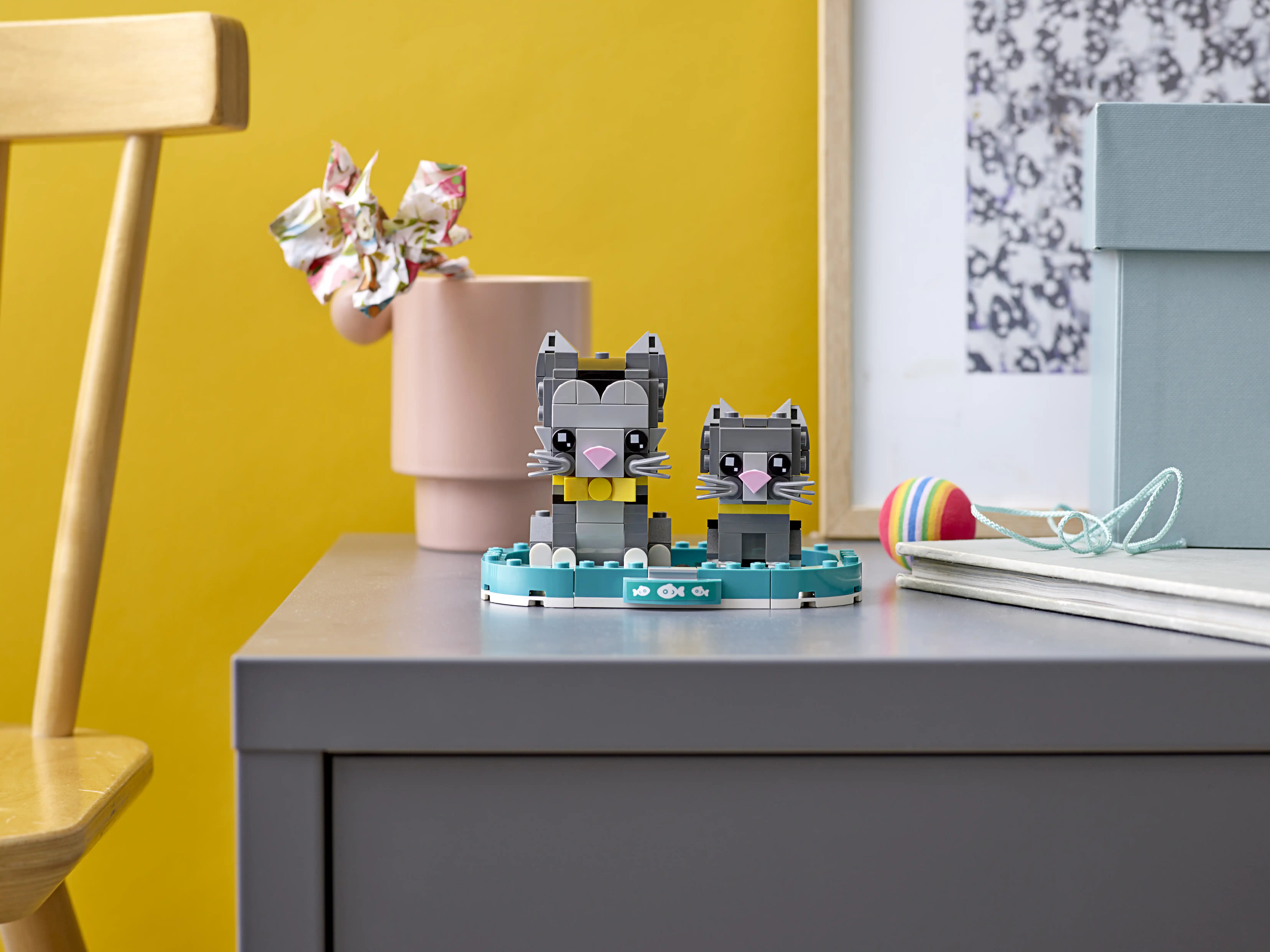 Zdjecie zestawu LEGO 40441 BrickHeadz Koty krótkowłose 3