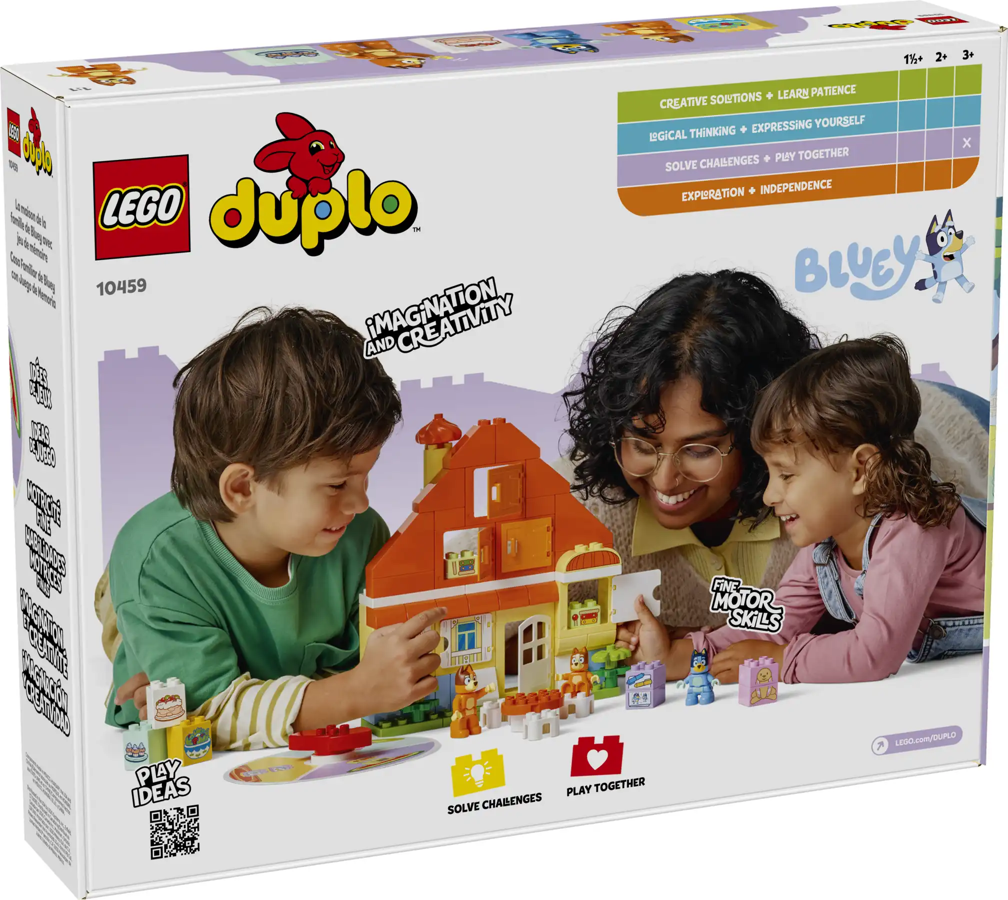 Zdjecie zestawu LEGO 10459  Dom rodzinny Blue z grą pamięciową 1