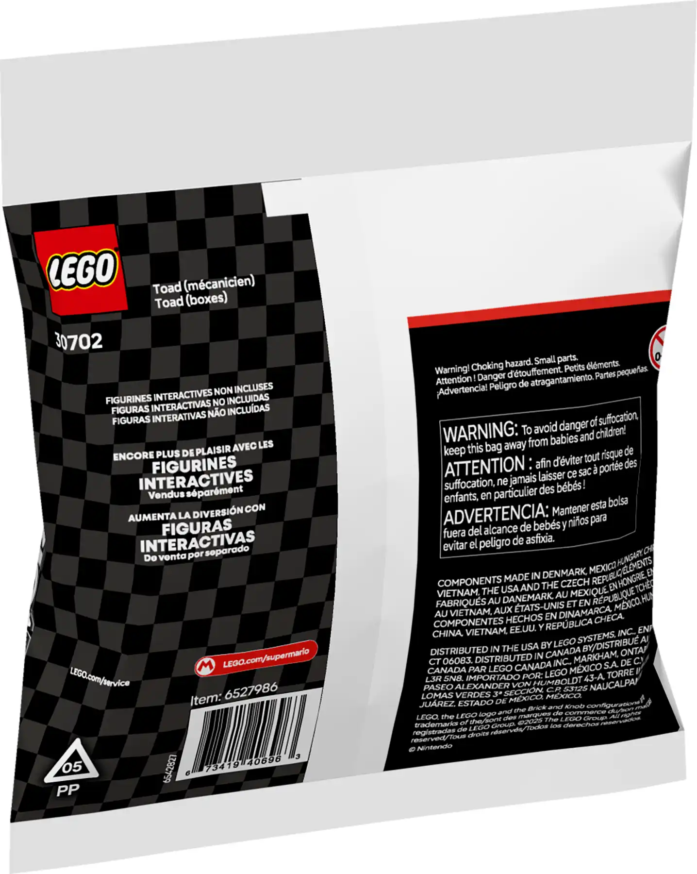 Zdjecie zestawu LEGO 30702 Super Mario Mario Kart™ – Toad (Pit Crew) 2