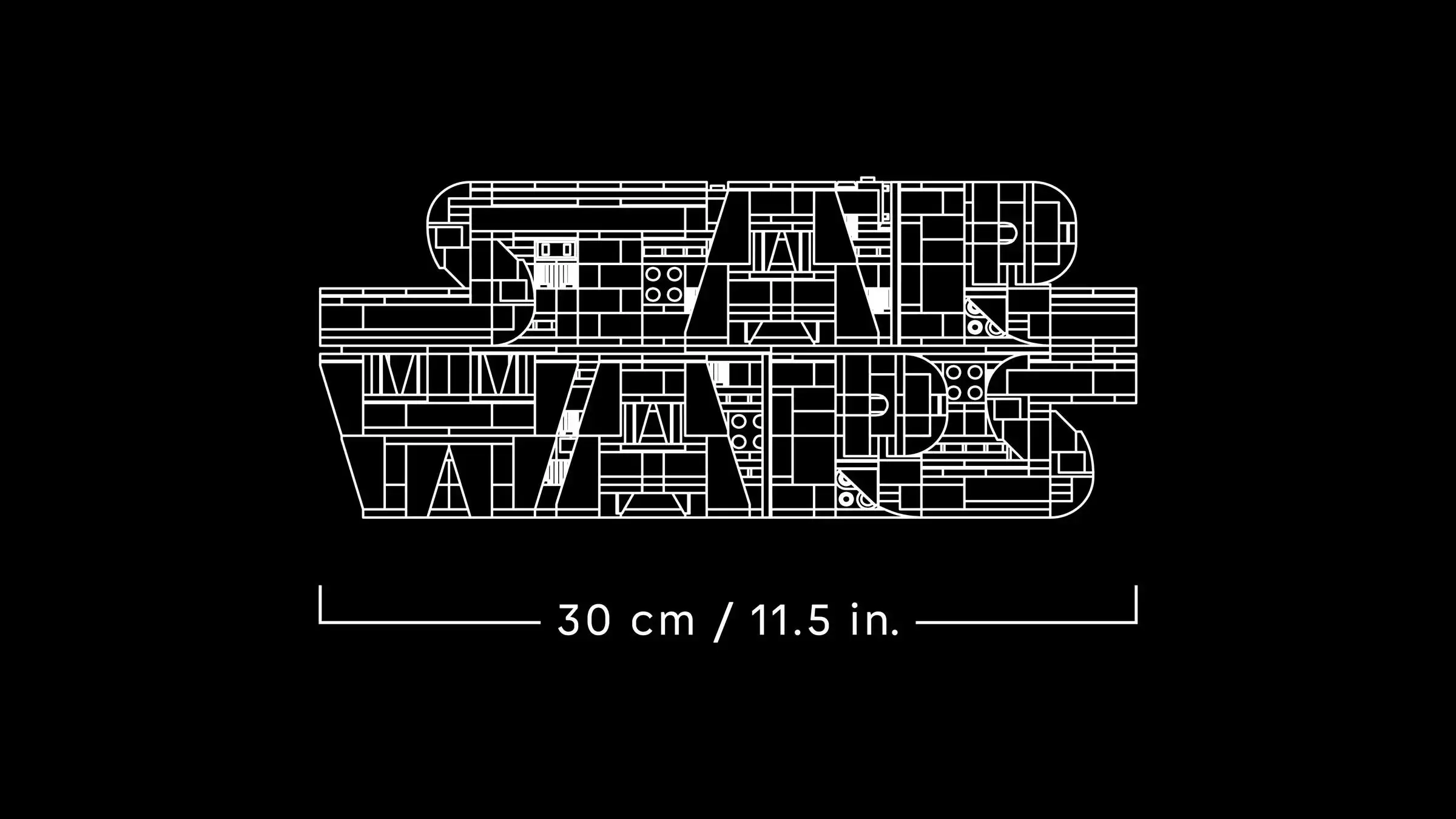 Zdjecie zestawu LEGO 75407 Star Wars Logo Star Wars™ zbudowane z klocków 1