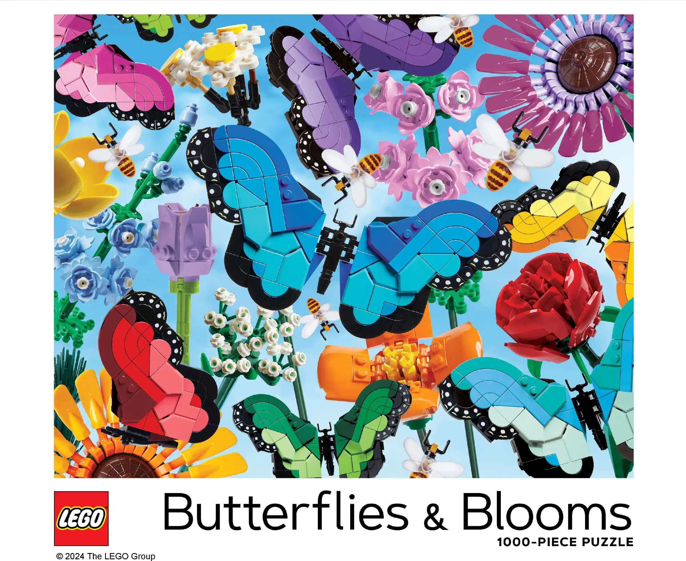 Zdjecie zestawu LEGO 5009302  Puzzle Motyle i kwiaty 1000 elementów 1