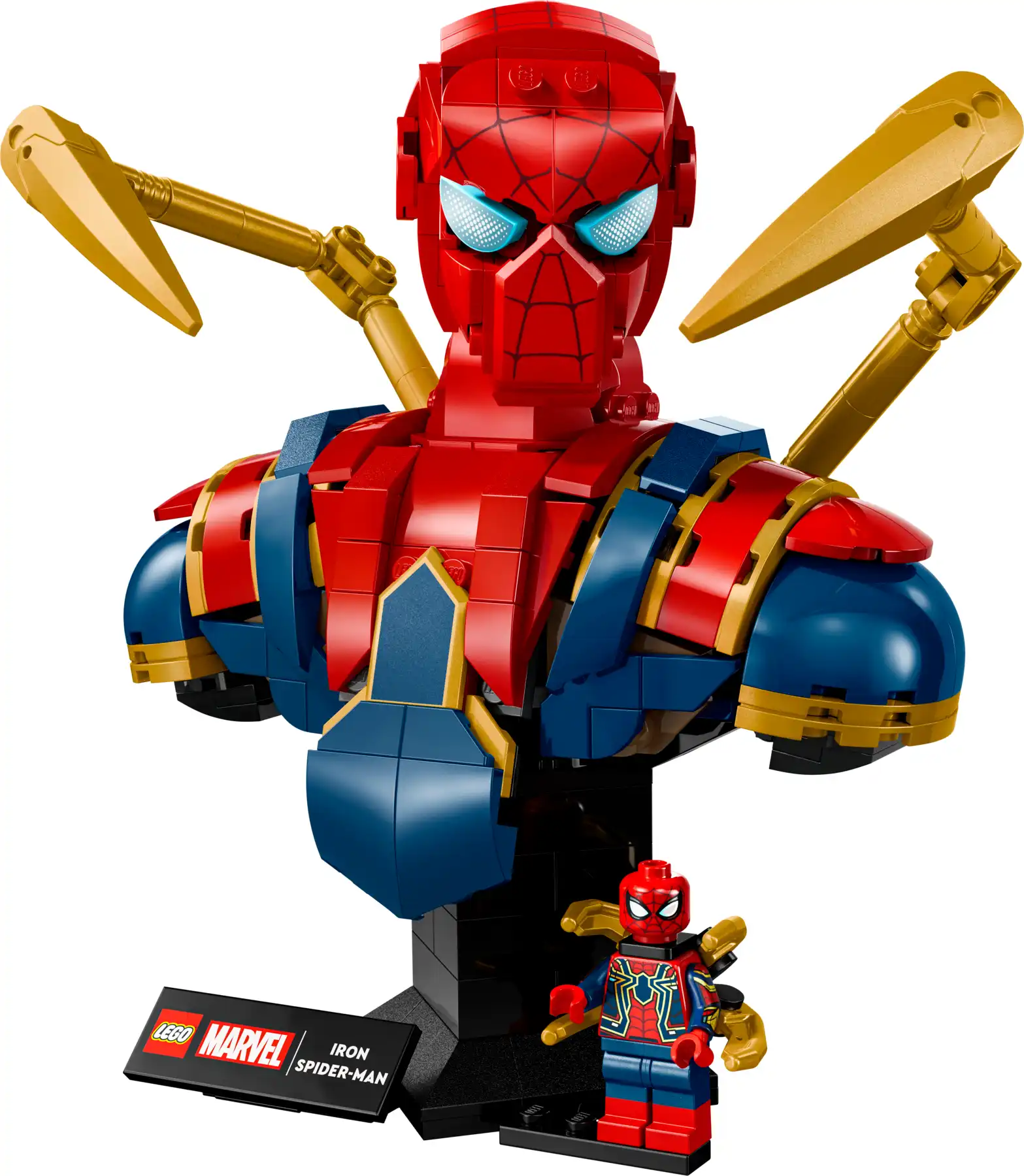 Zdjecie zestawu LEGO 76326 Marvel Popiersie Iron Spider-Mana 2