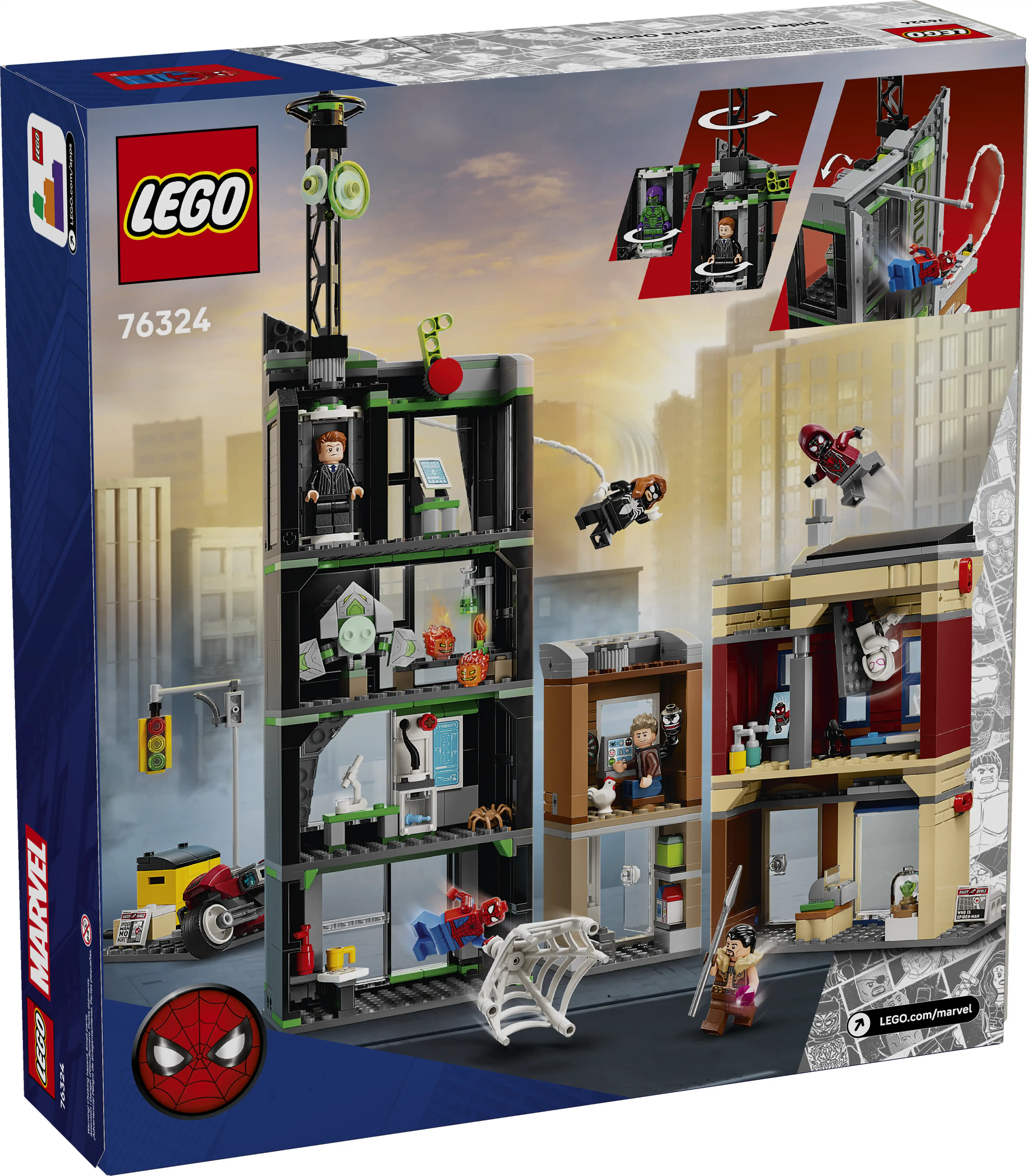 Zdjecie zestawu LEGO 76324 Marvel Super Heroes Spider-Man i Oscorp 2
