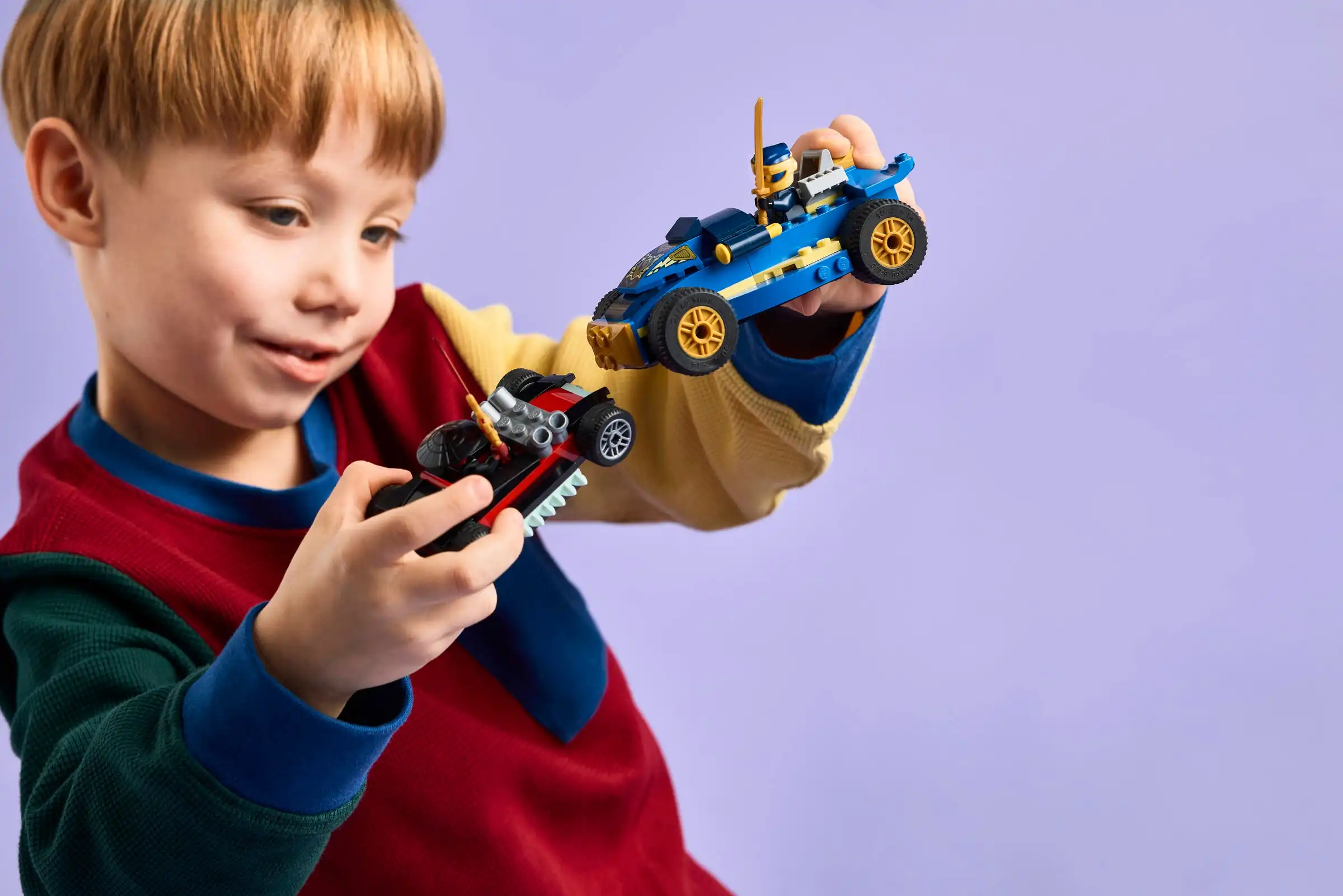 Zdjecie zestawu LEGO 71840 Ninjago Pojedynek wyścigowy Rogue kontra Drix 1