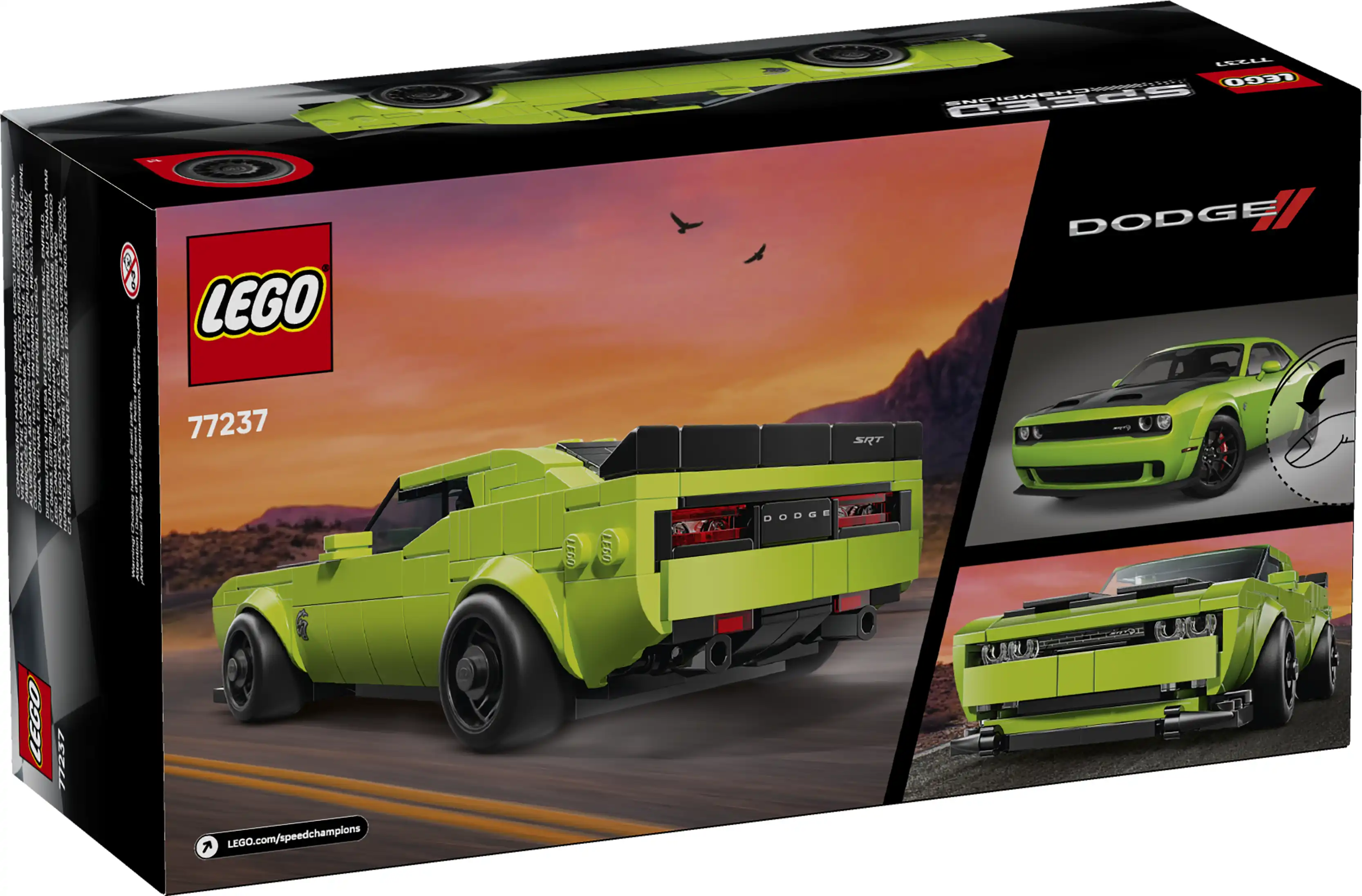 Zdjecie zestawu LEGO 77237 Speed Champions Samochód sportowy Dodge Challenger SRT Hellcat 2
