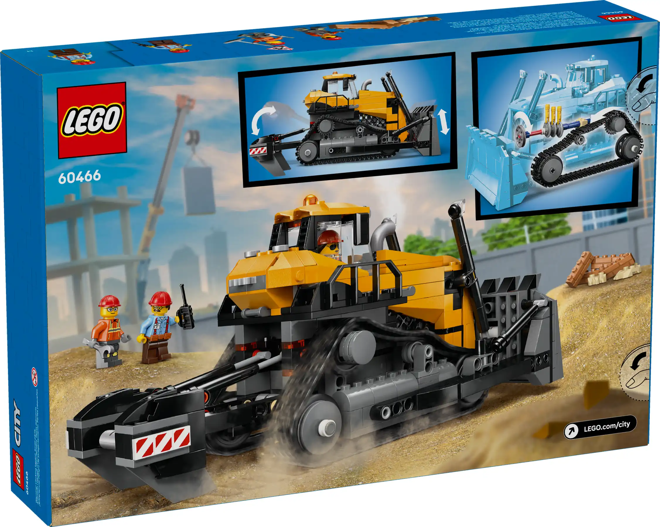 Zdjecie zestawu LEGO 60466 City Żółty buldożer 1