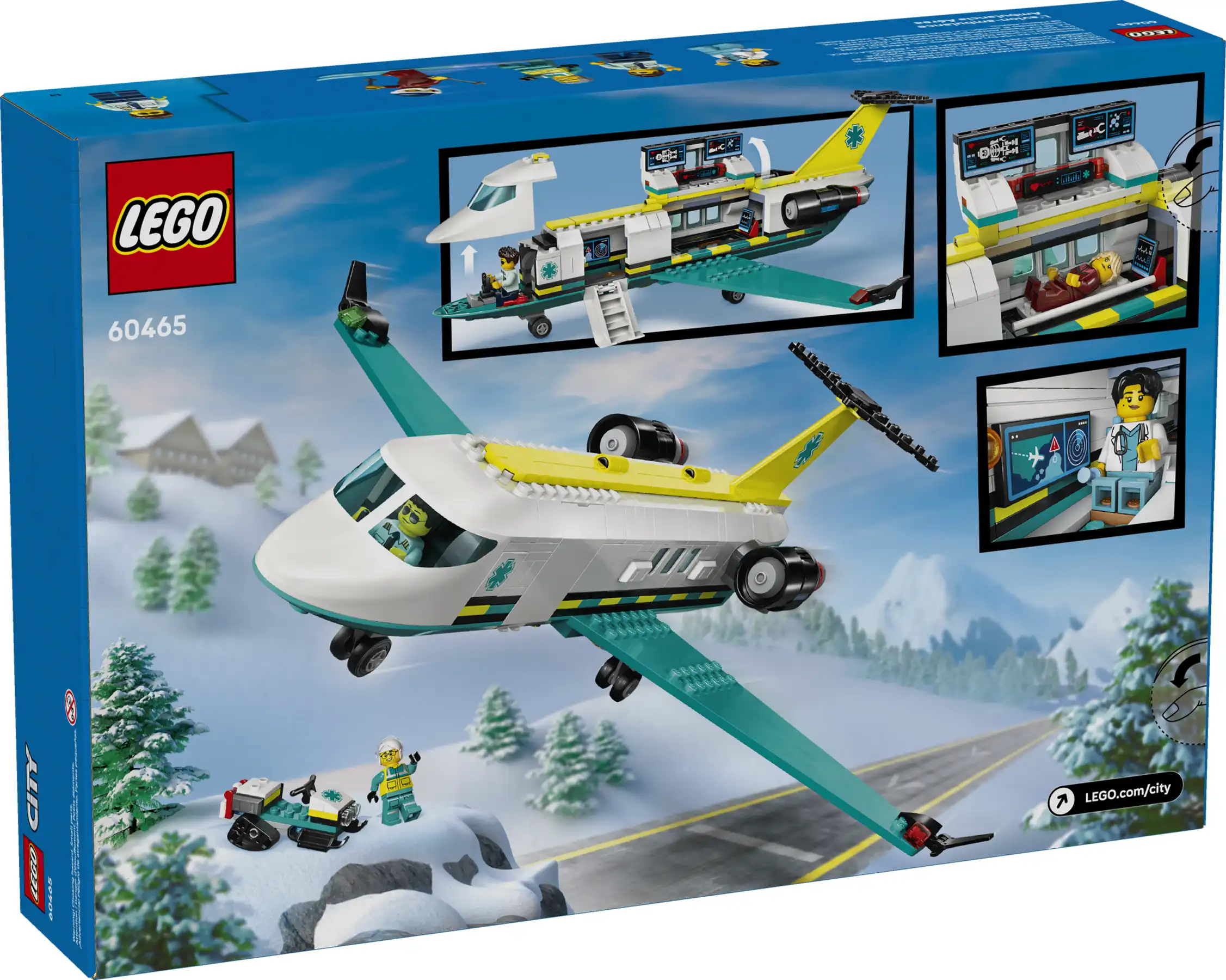 Zdjecie zestawu LEGO 60465 City Samolot pogotowia ratunkowego 2