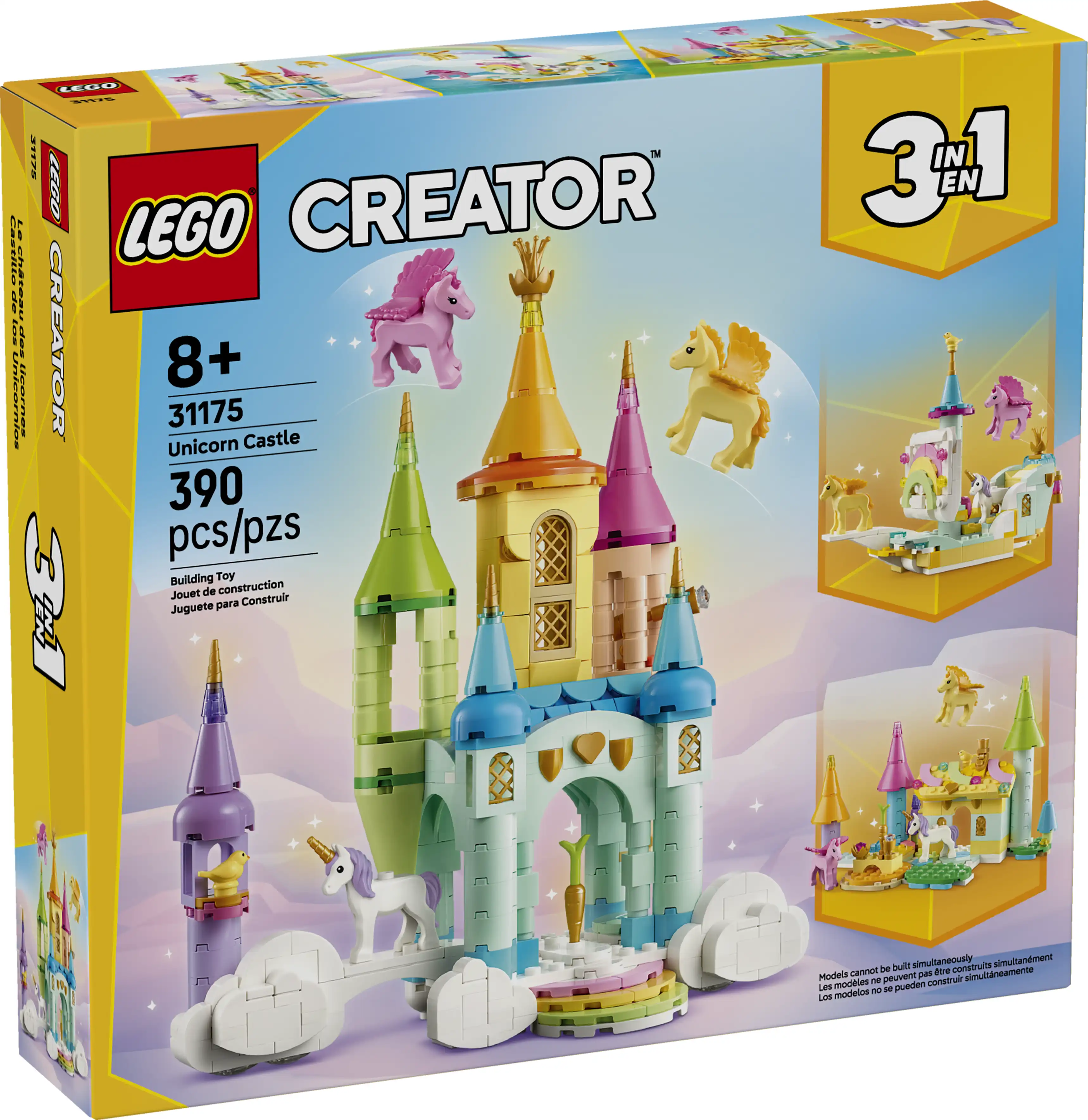 Zdjecie zestawu LEGO 31175 Creator 3 w 1 Zamek jednorożców 1