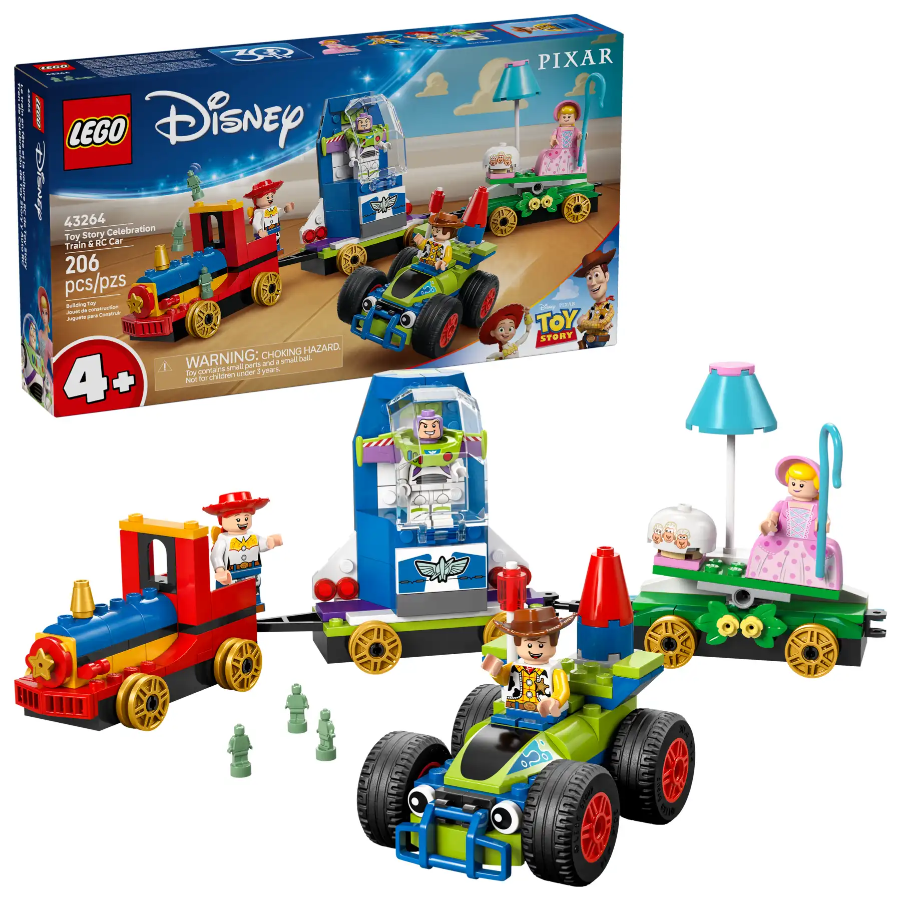 Zdjecie zestawu LEGO 43264 Disney Toy Story — Okolicznościowy pociąg i Pan Sterowany 1