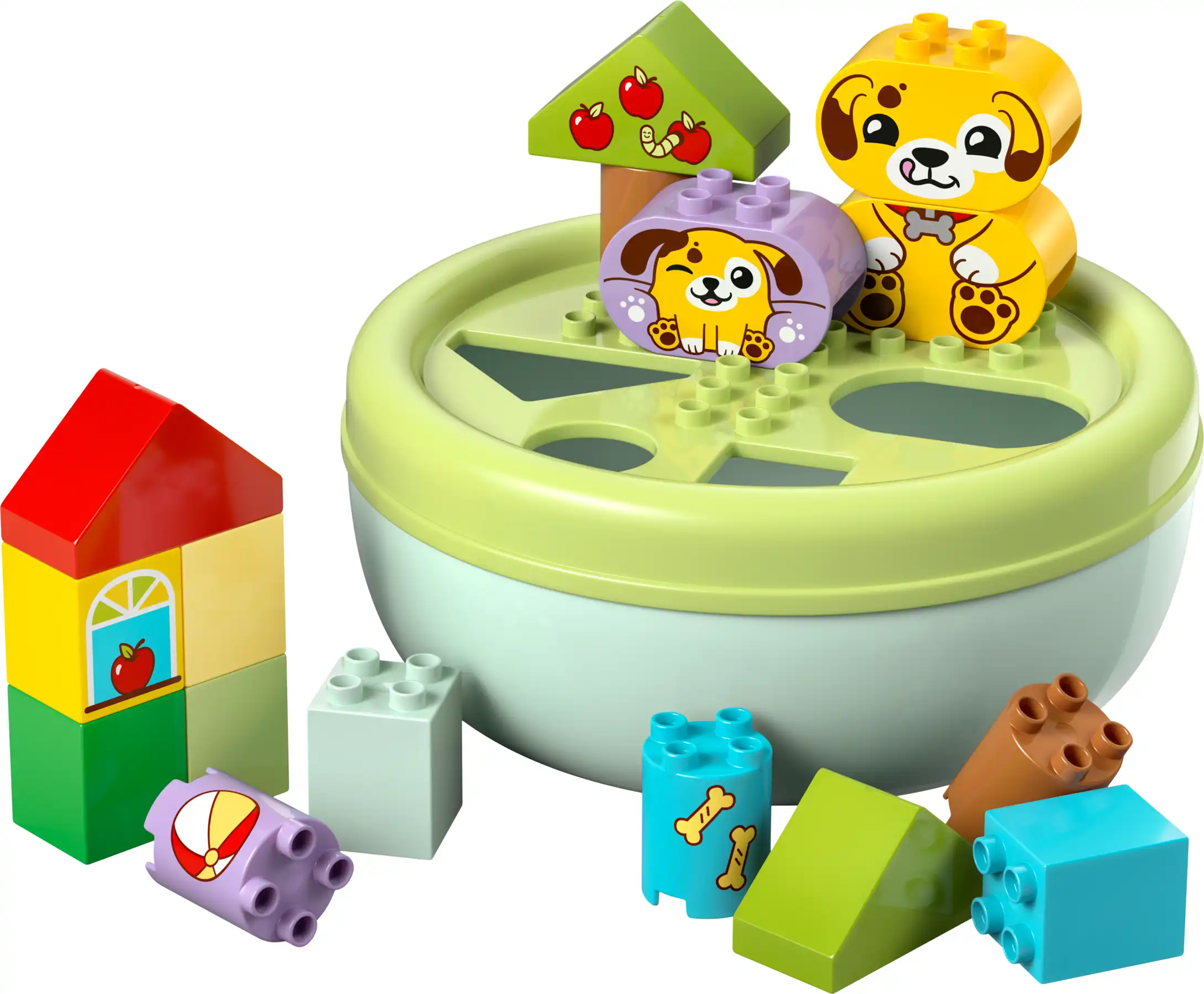 Zdjecie zestawu LEGO 10441 DUPLO Sorter kształtów: dom szczeniaczków 1