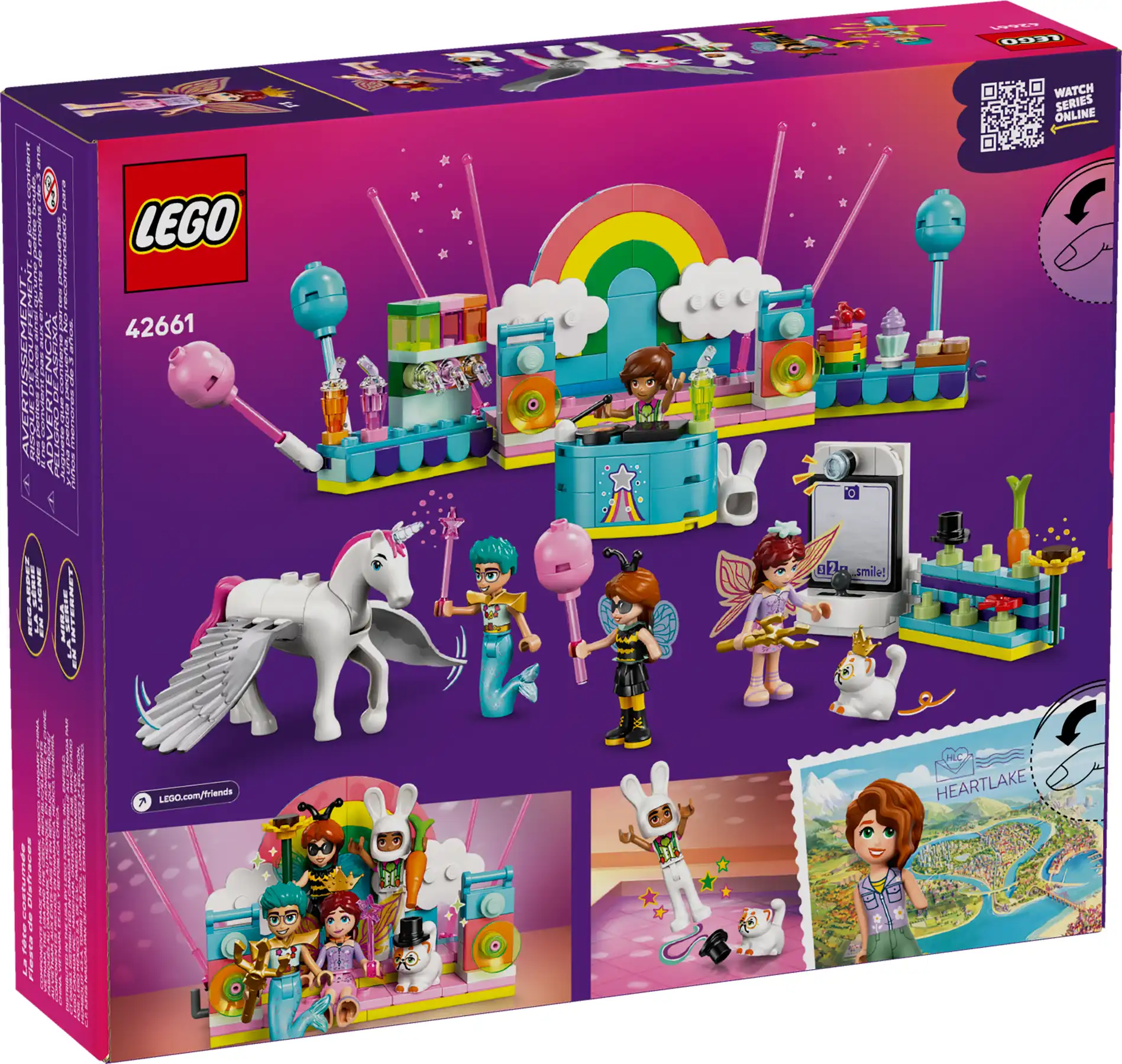 Zdjecie zestawu LEGO 42661 Friends Bal przebierańców z jednorożcem i wróżką 2
