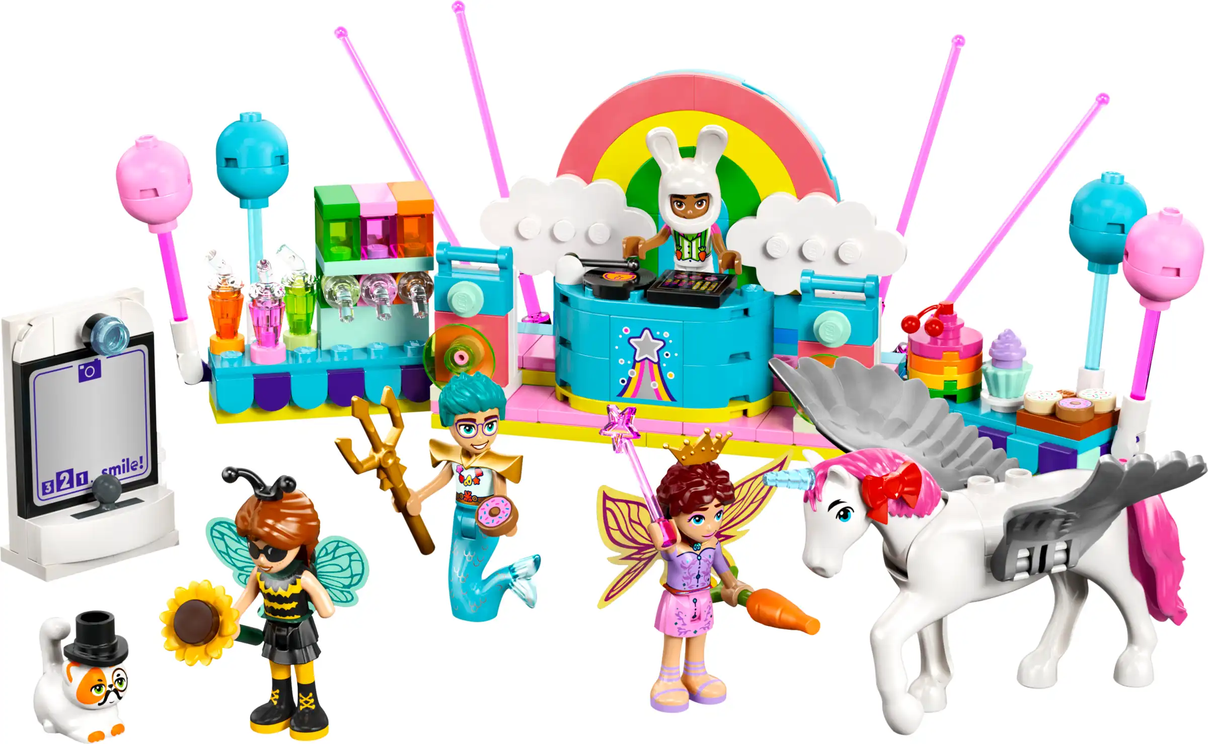 Zdjecie zestawu LEGO 42661 Friends Bal przebierańców z jednorożcem i wróżką 3