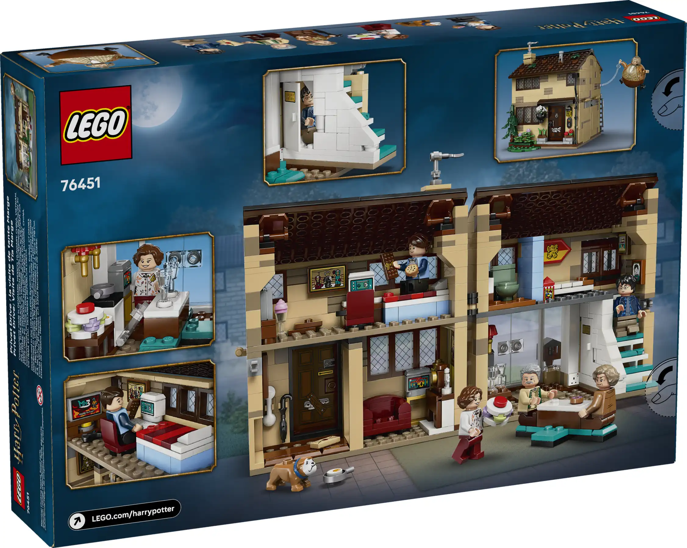 Zdjecie zestawu LEGO 76451 Harry Potter Privet Drive: Wizyta ciotki Marge 4