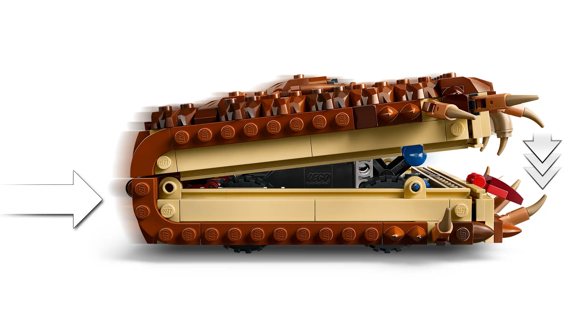 Zdjecie zestawu LEGO 76449 Harry Potter Potworna księga potworów z zębami 4