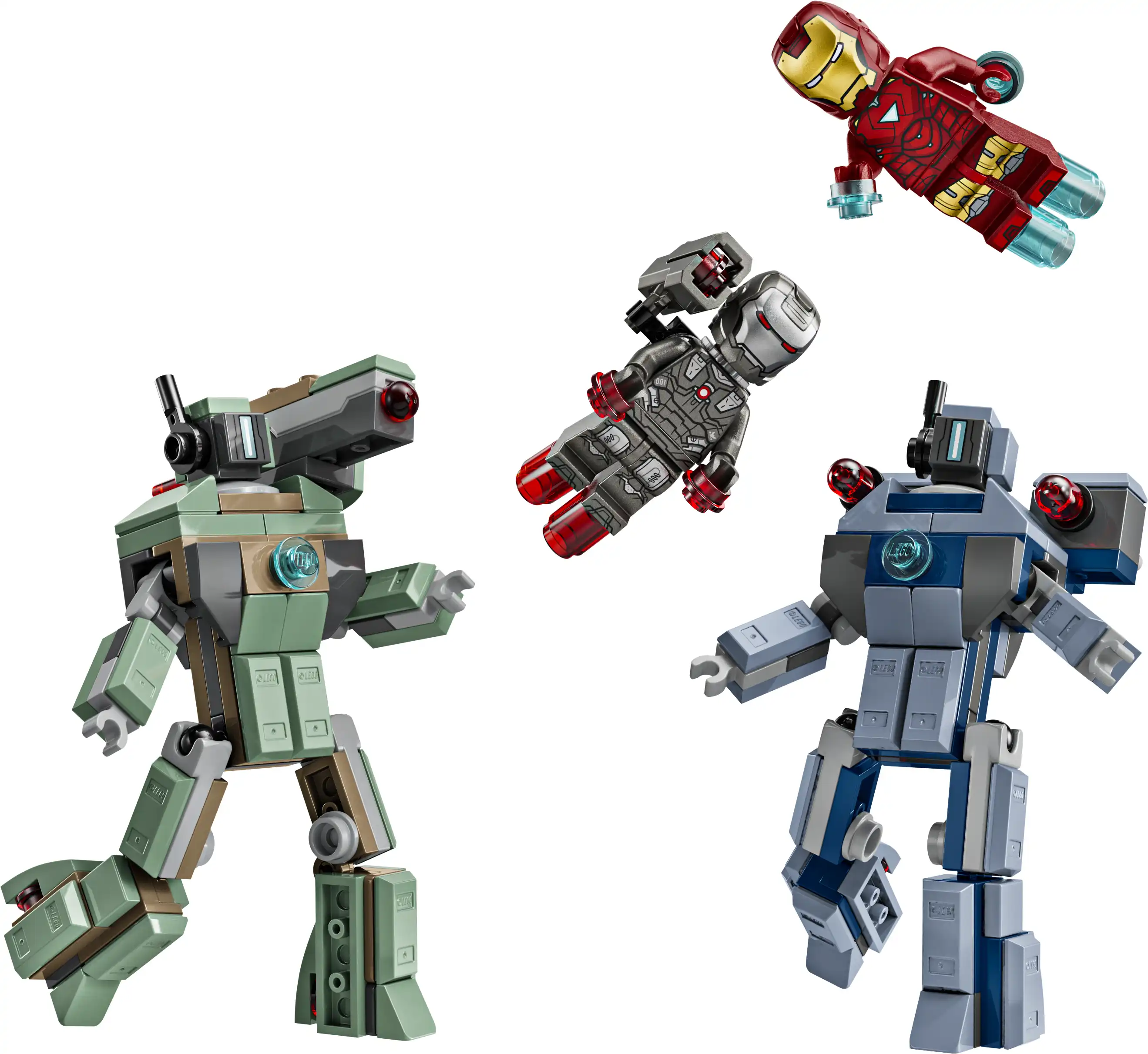 Zdjecie zestawu LEGO 76320 Marvel Iron Man i War Machine kontra drony Hammera 2