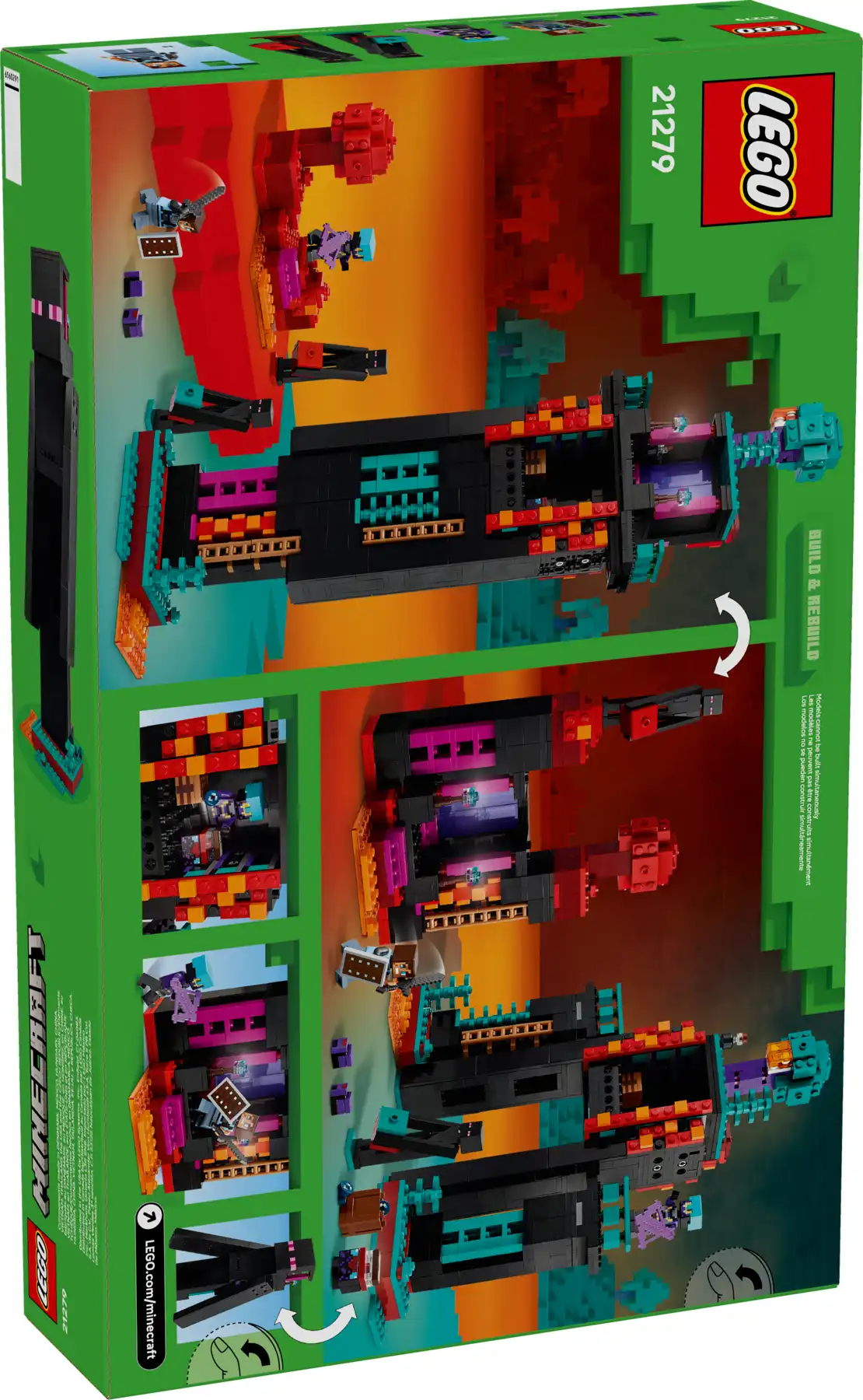 Zdjecie zestawu LEGO 21279 Minecraft Wieża Endermana 2