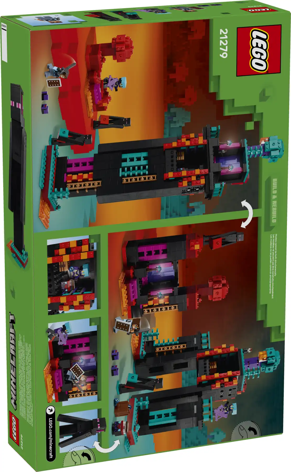 Zdjecie zestawu LEGO 21279 Minecraft Wieża Endermana 3