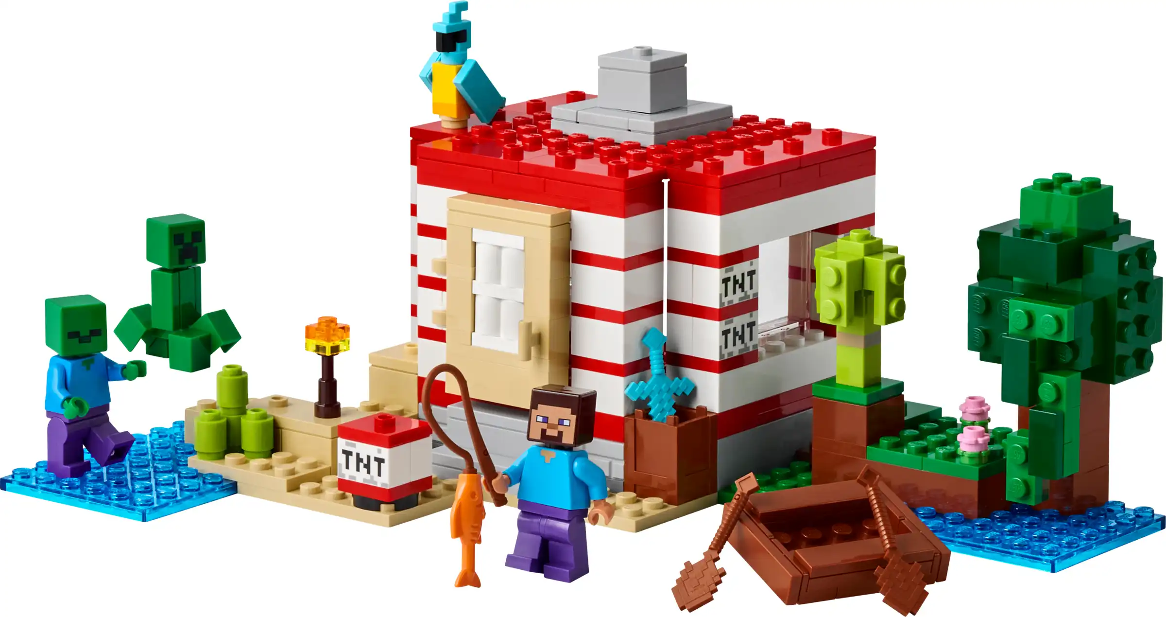 Zdjecie zestawu LEGO 21275 Minecraft Dom TNT w dżungli 3