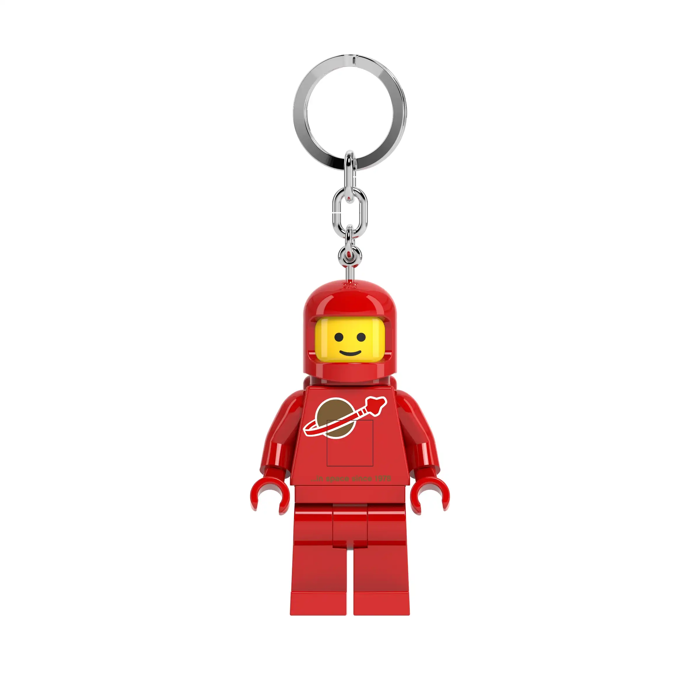 Zdjecie zestawu LEGO 5008986 Minifigurki Breloczek-latarka z czerwonym astronautą 1