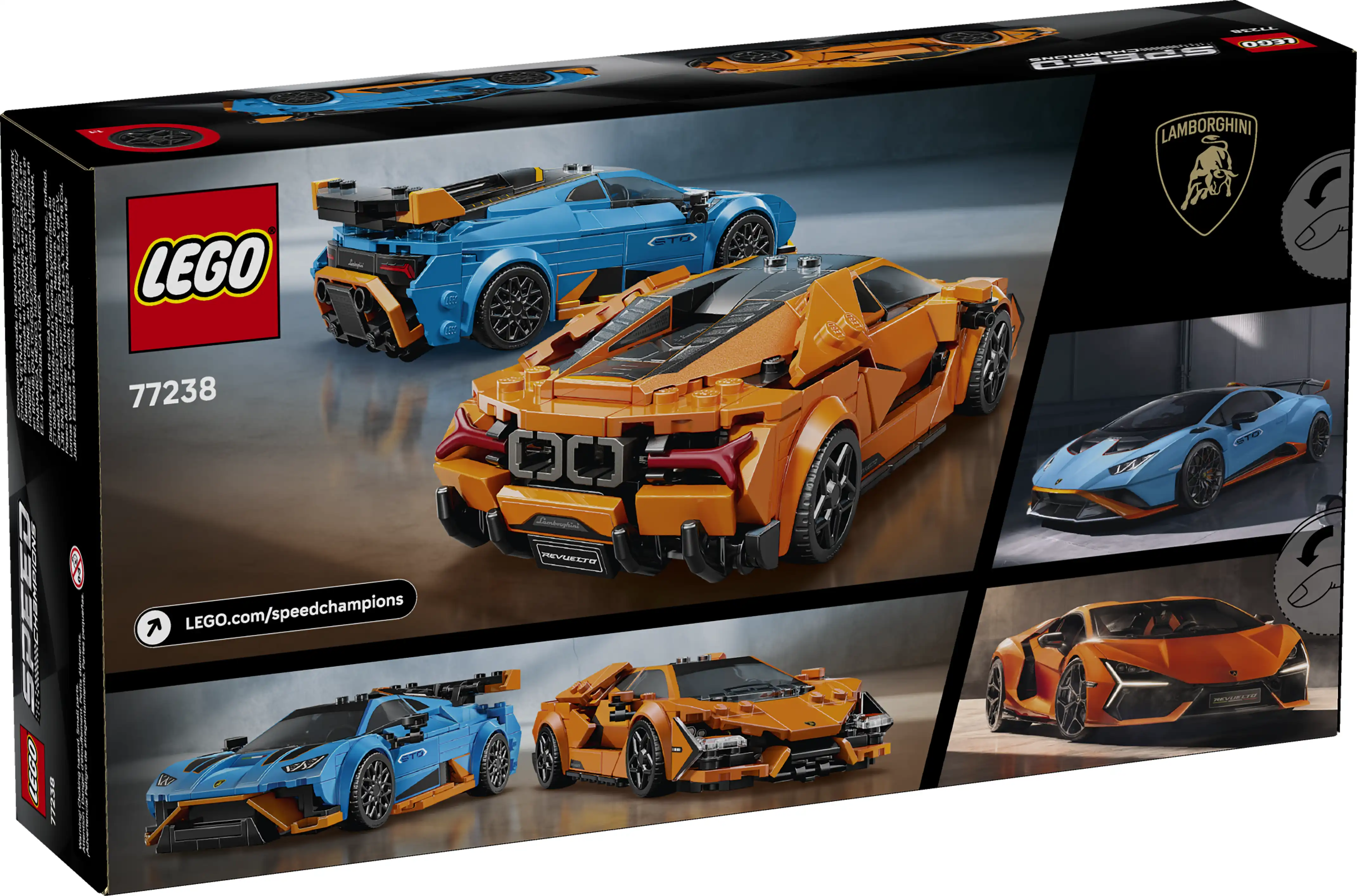 Zdjecie zestawu LEGO 77238 Speed Champions Lamborghini Revuelto i Huracán STO 1