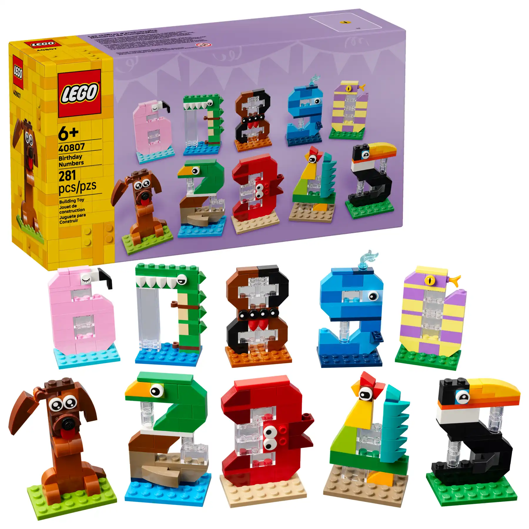 Zdjecie zestawu LEGO 40807 Inne Urodzinowe cyferki 1