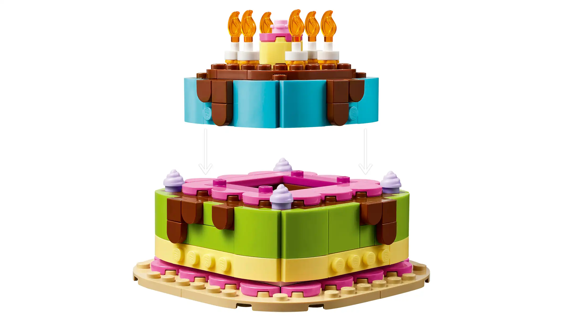 Zdjecie zestawu LEGO 40815 Inne Tort na przyjęcie urodzinowe 3