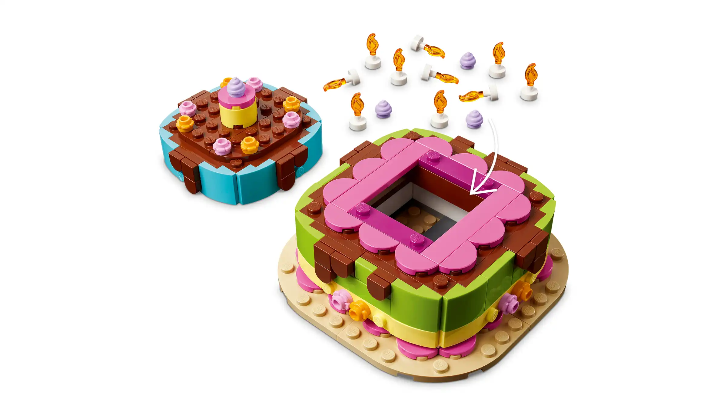 Zdjecie zestawu LEGO 40815 Inne Tort na przyjęcie urodzinowe 4