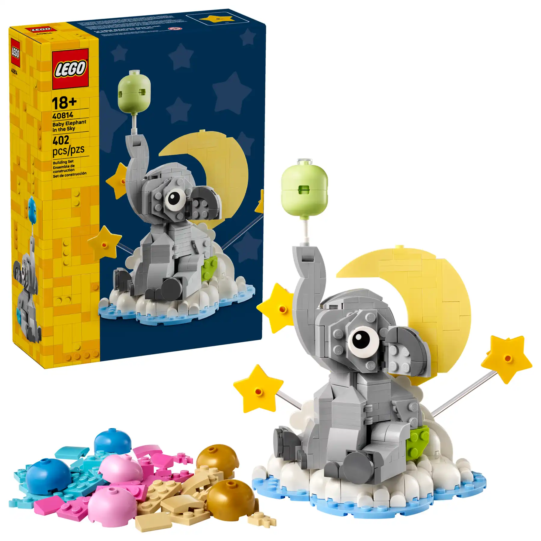 Zdjecie zestawu LEGO 40814 Inne Słoniątko na niebie 1