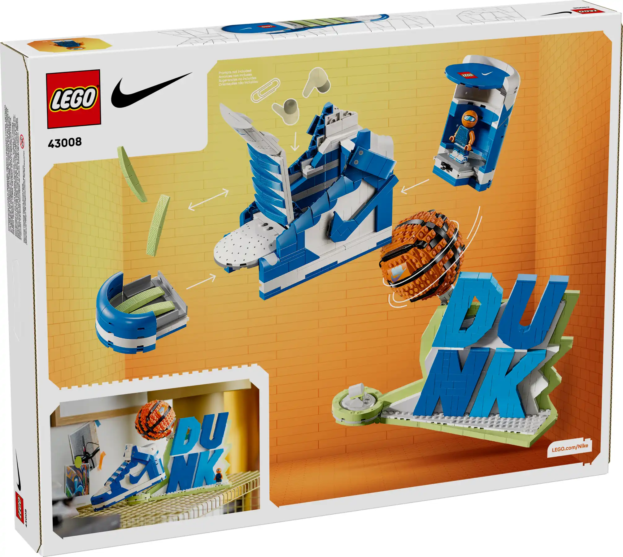 Zdjecie zestawu LEGO 43008  Nike Dunk x LEGO® Set 2